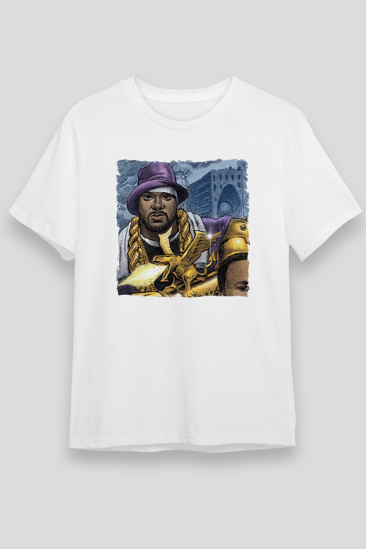 Ghostface Killah Beyaz Unisex Tişört T-Shirt - TişörtFabrikası