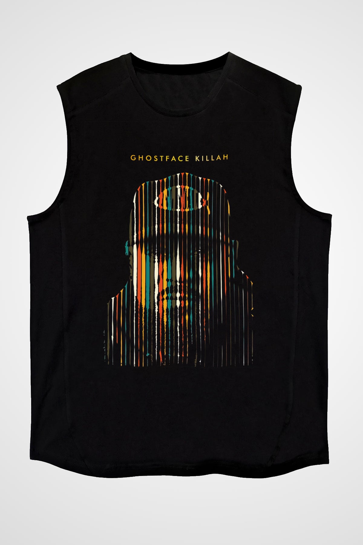 Ghostface Killah Siyah Unisex Kolsuz Tişört