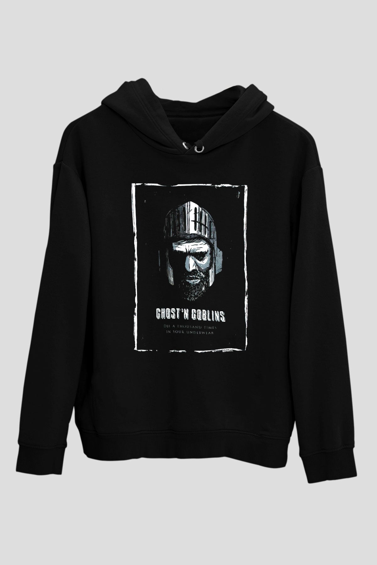 Ghosts n Goblins Siyah Unisex Hoodie