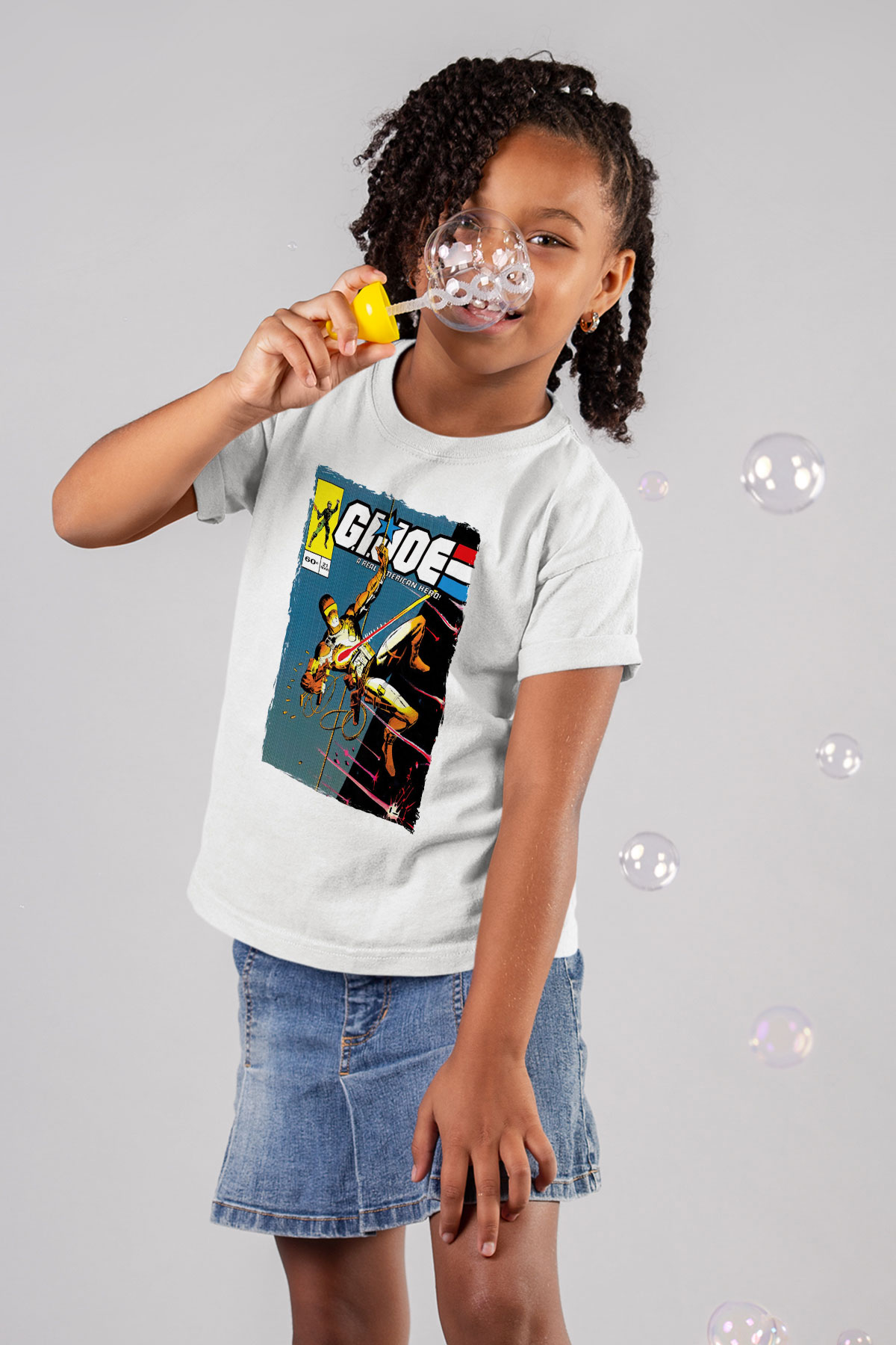 GI JOE Beyaz Unisex  Çocuk Tişört