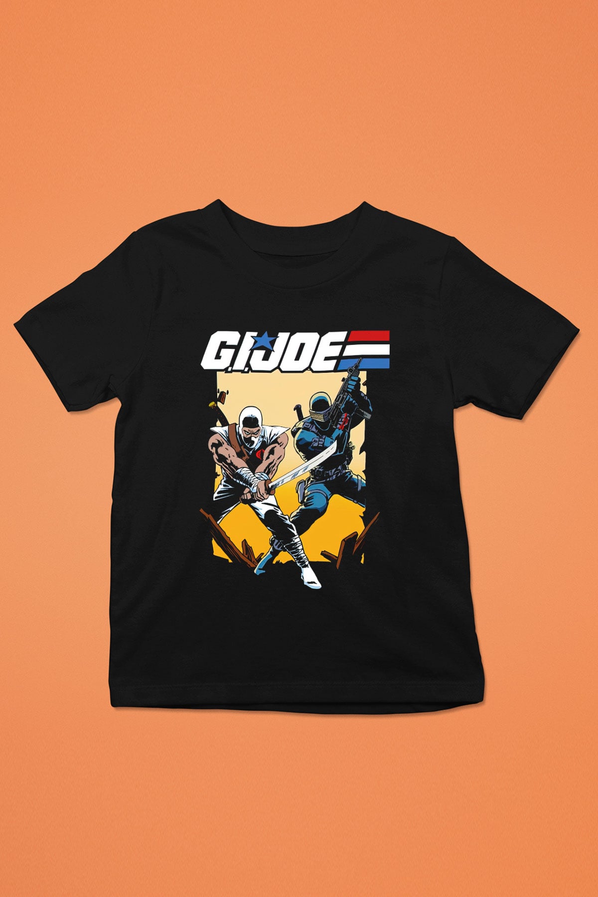 GI JOE Siyah Unisex  Çocuk Tişört