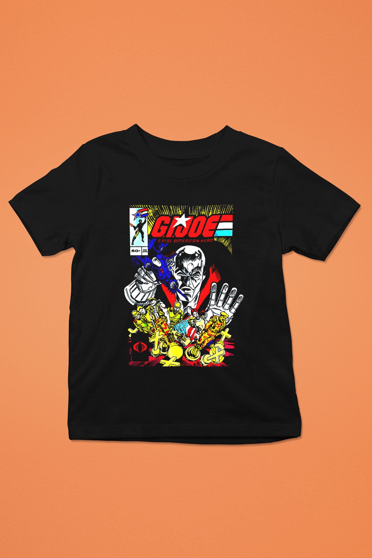 GI JOE Siyah Unisex  Çocuk Tişört