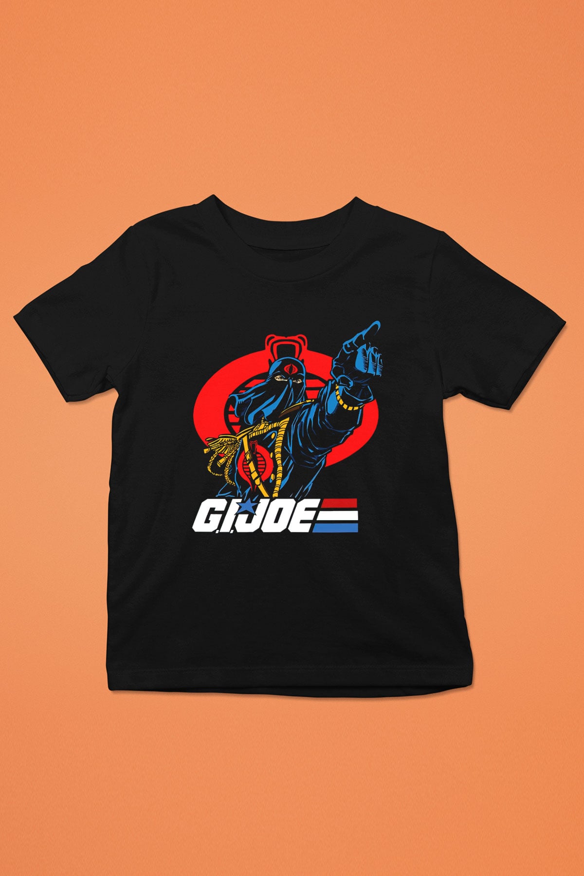 GI JOE Siyah Unisex  Çocuk Tişört