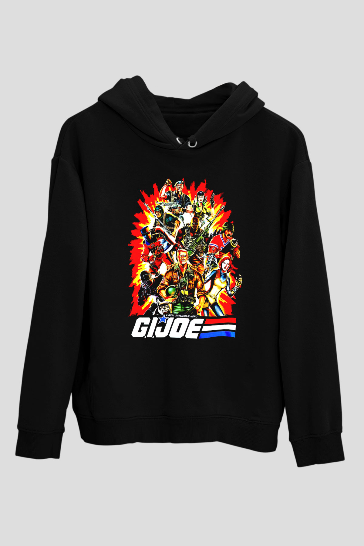 GI JOE Siyah Unisex Hoodie