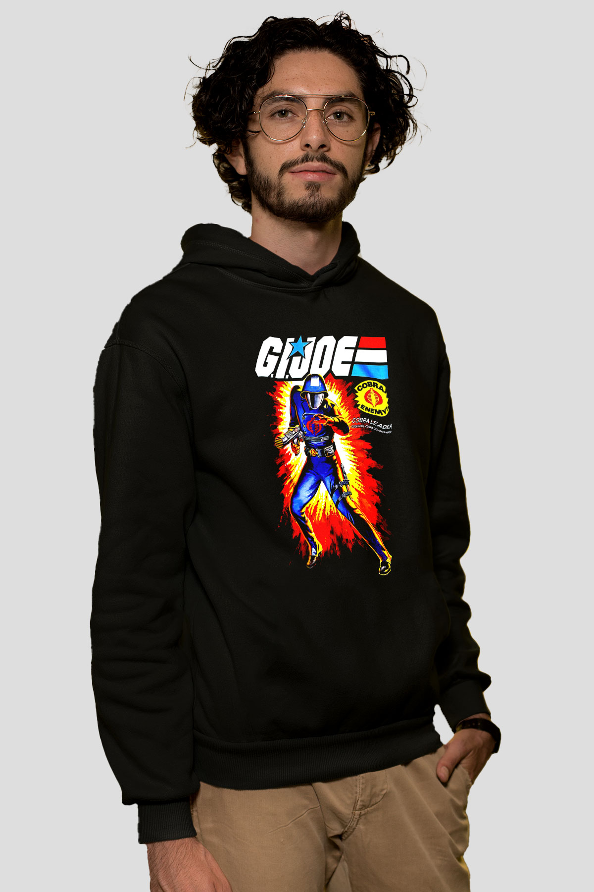 GI JOE Siyah Unisex Hoodie