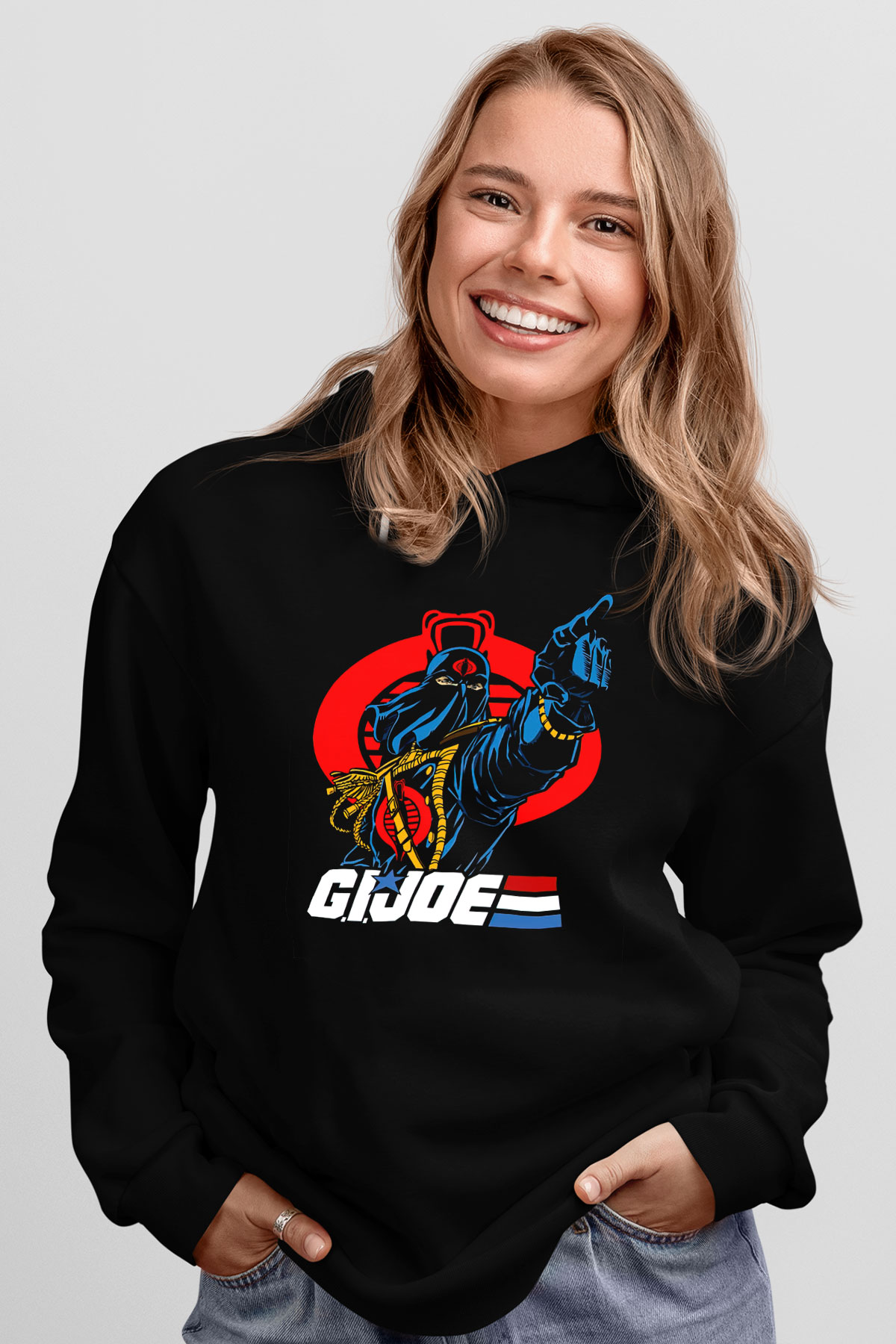 GI JOE Siyah Unisex Hoodie