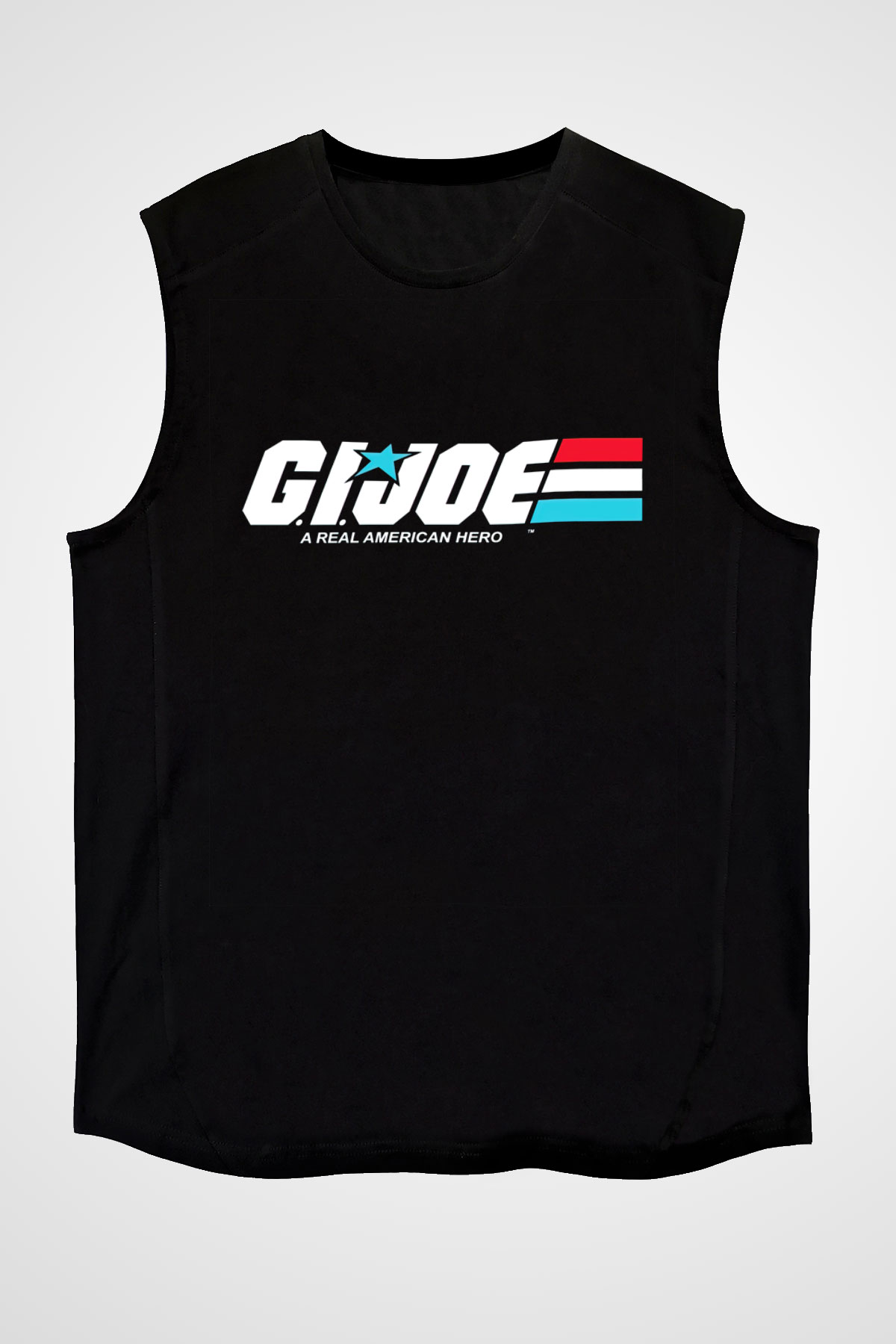 GI JOE Siyah Unisex Kolsuz Tişört