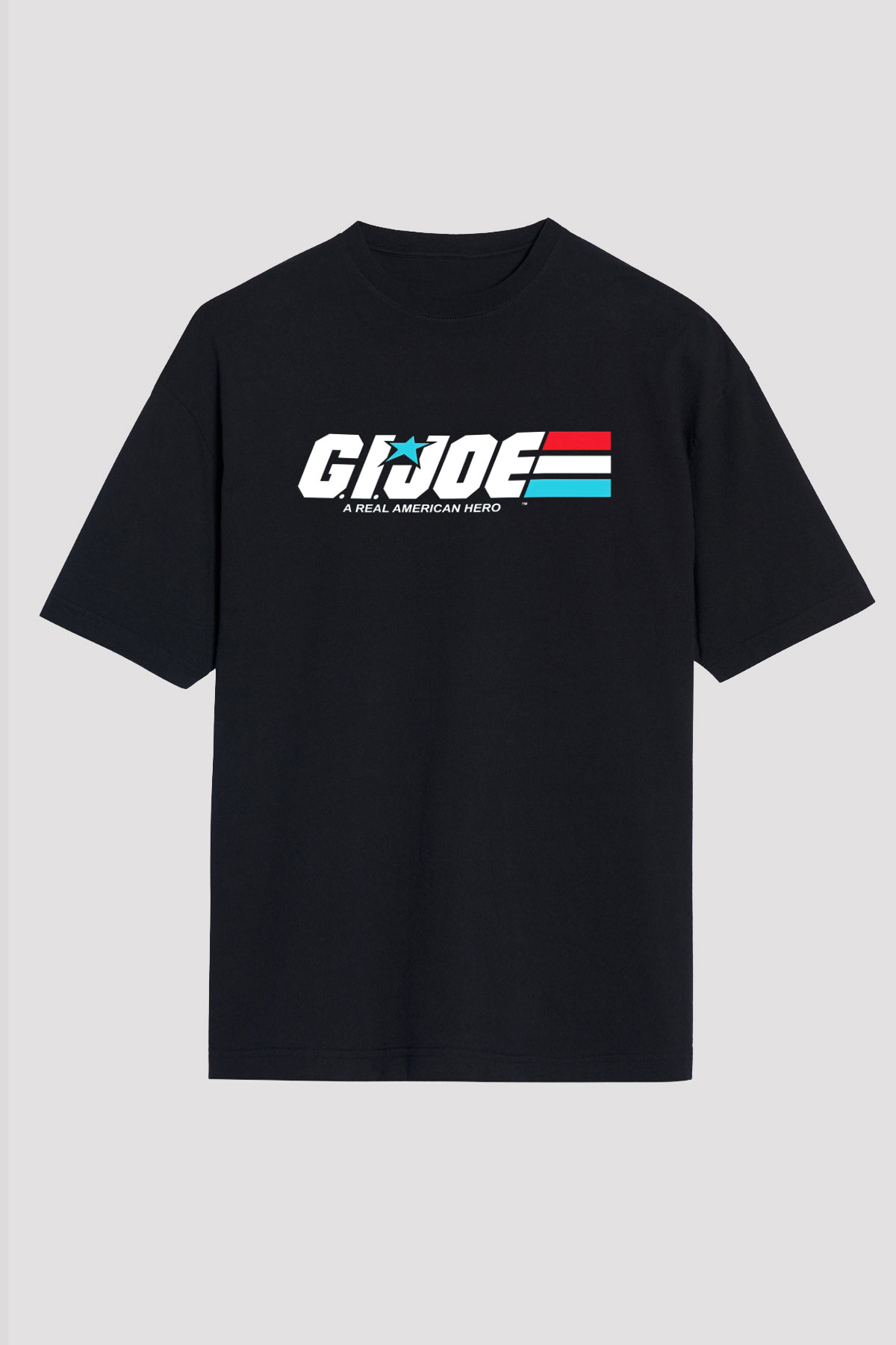 GI JOE Siyah Unisex Oversize Tişört