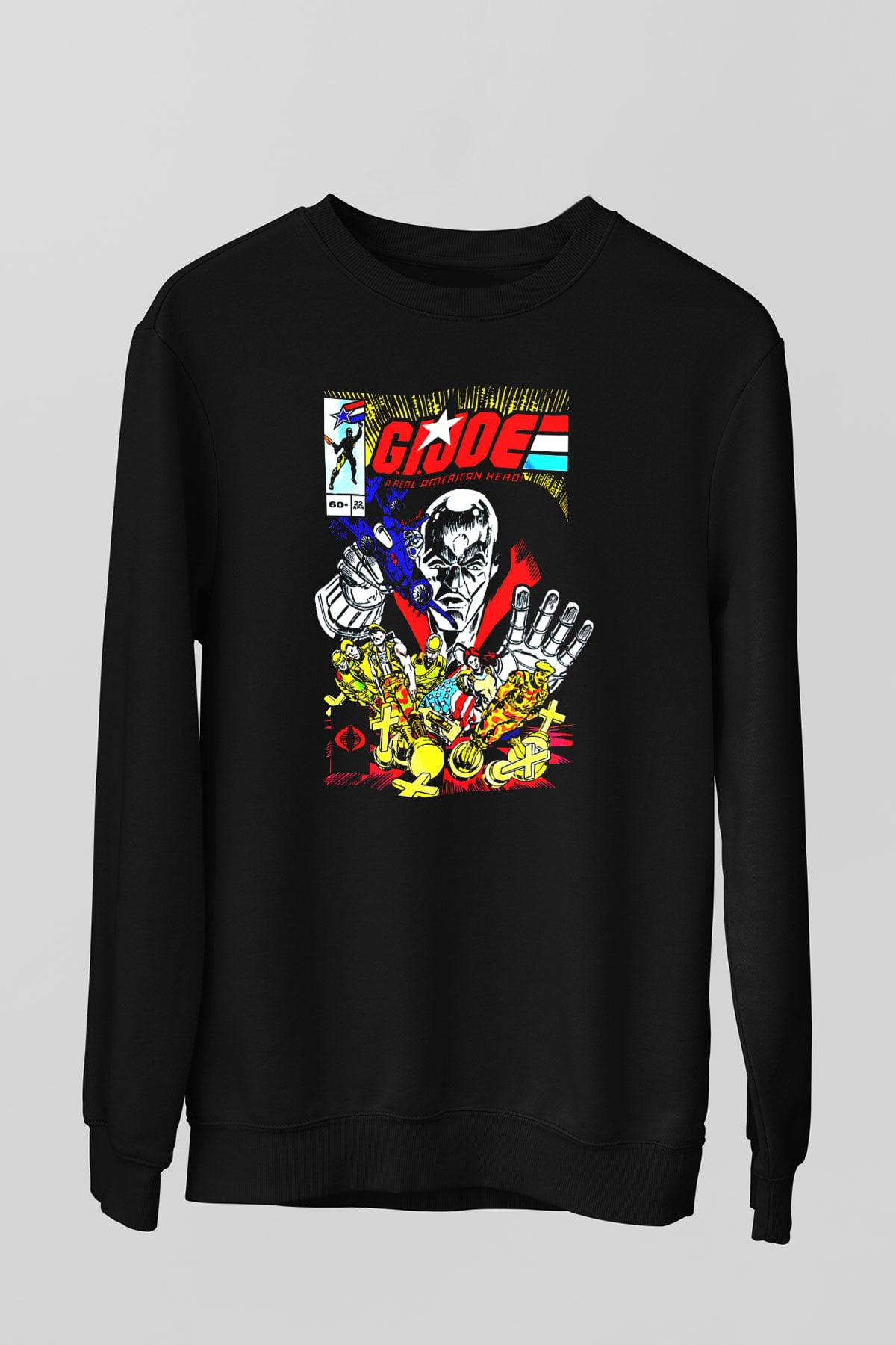 GI JOE Siyah Unisex  Sweatshirt