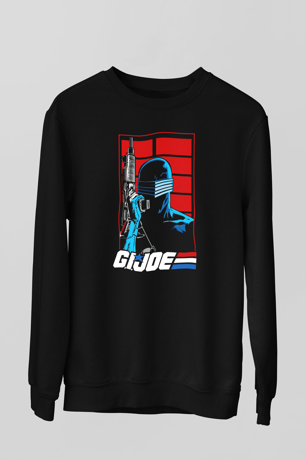 GI JOE Siyah Unisex  Sweatshirt