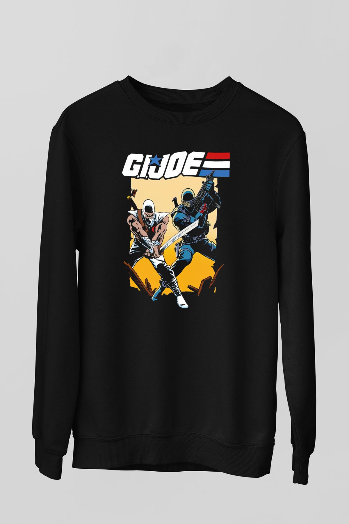 GI JOE Siyah Unisex  Sweatshirt