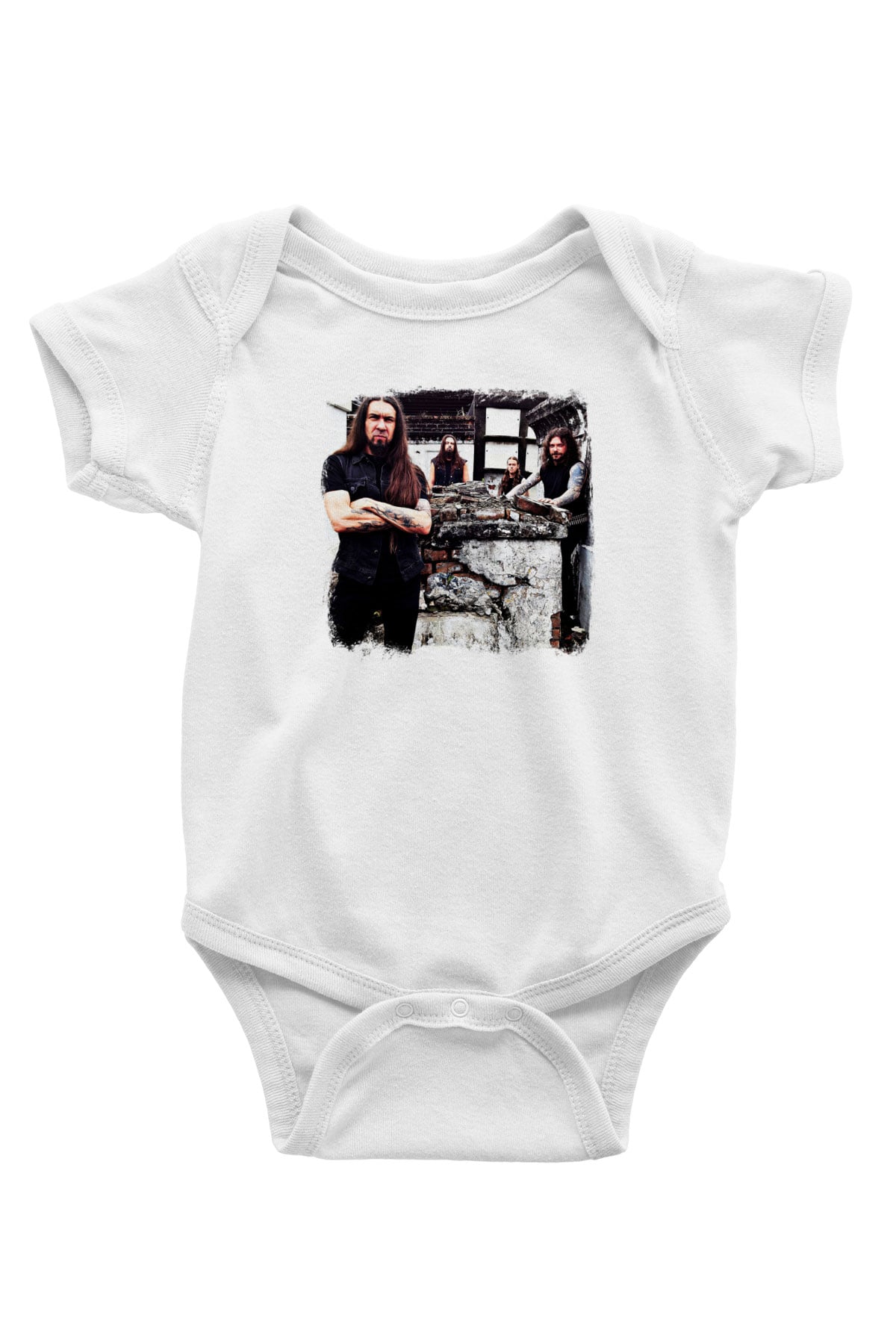 Goatwhore Baskılı Unisex Beyaz Bebek Body - Zıbın