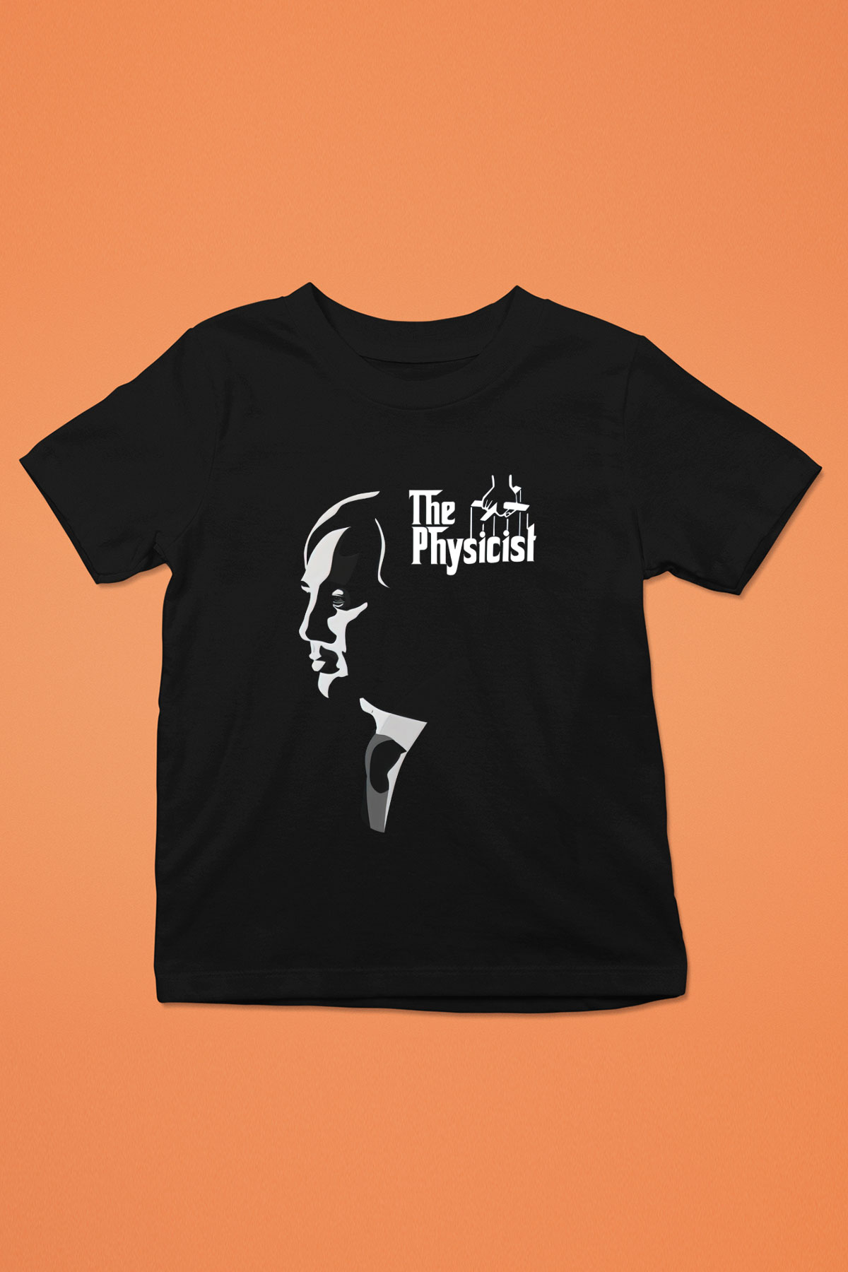 God Father Fizik Baskılı Unisex Siyah Çocuk Tişört