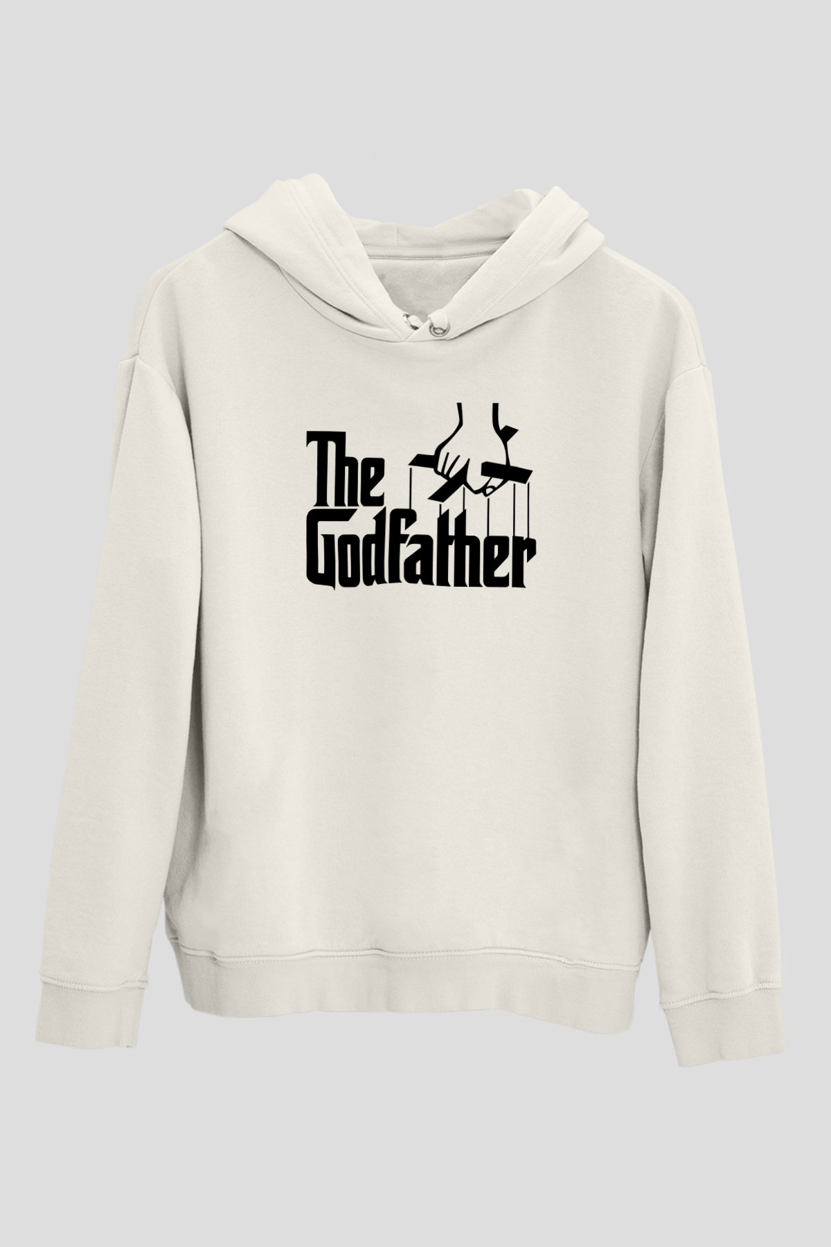 Godfather Beyaz Unisex Hoodie