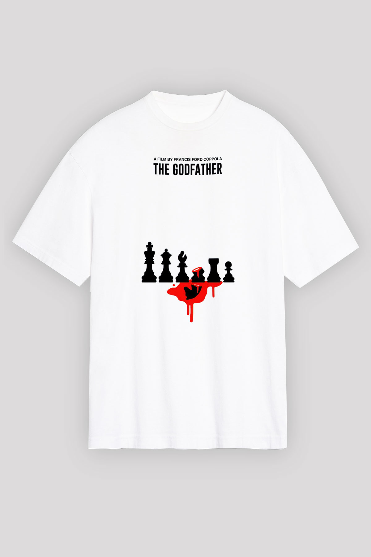 Godfather Beyaz Oversize Tişört Oversize T-shirt