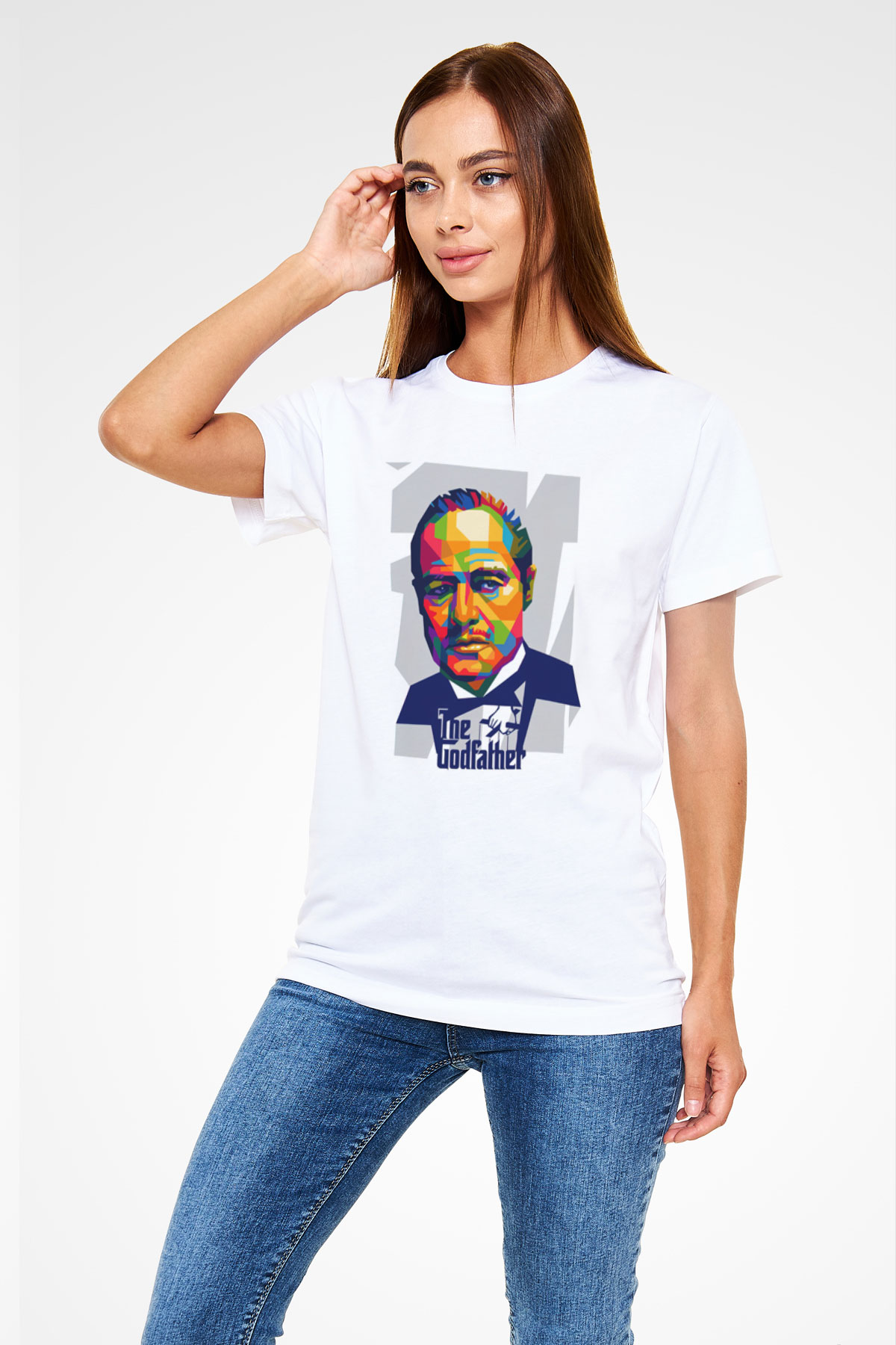 Godfather Beyaz Unisex Tişört T-Shirt