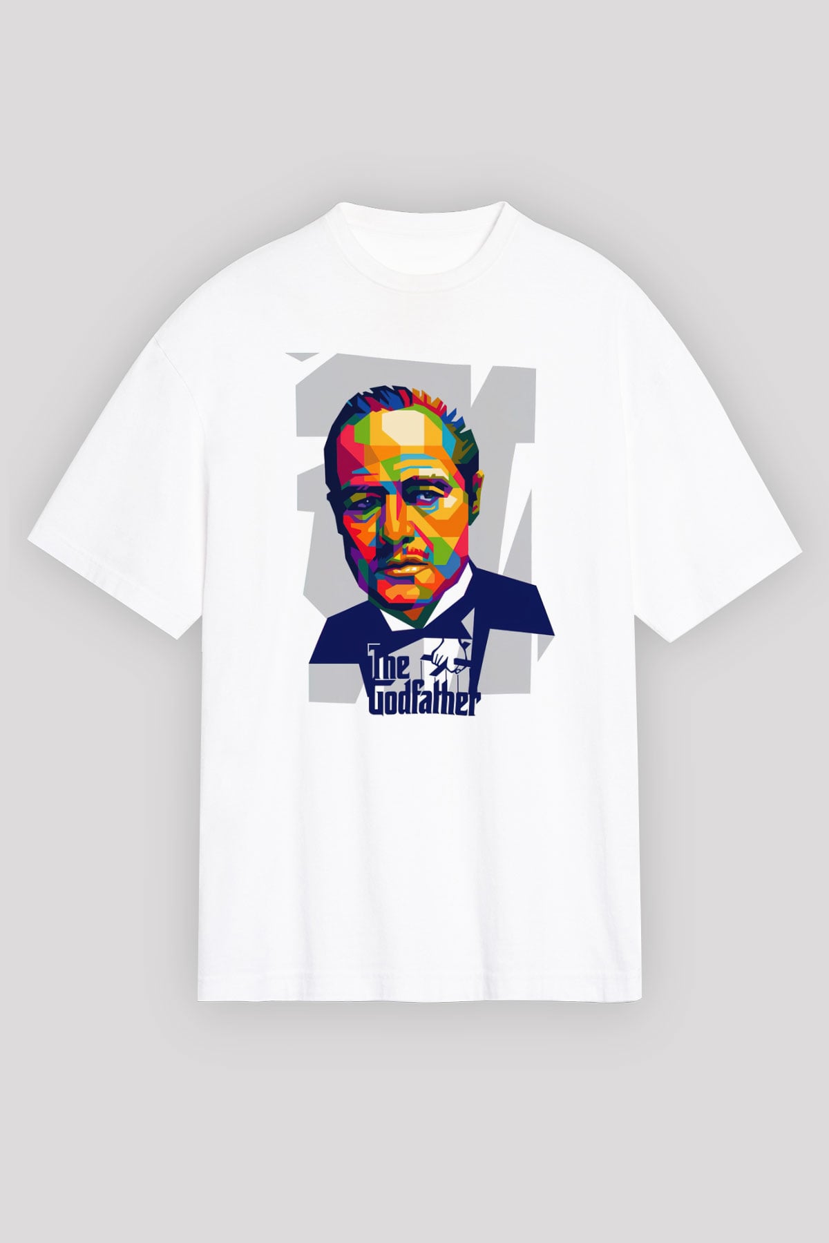 Godfather Beyaz Oversize Tişört Oversize T-shirt