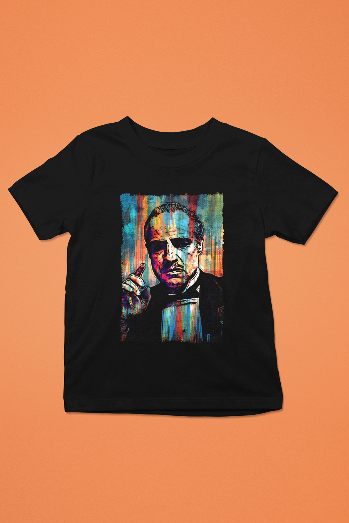 Godfather Siyah Unisex Çocuk Tişört