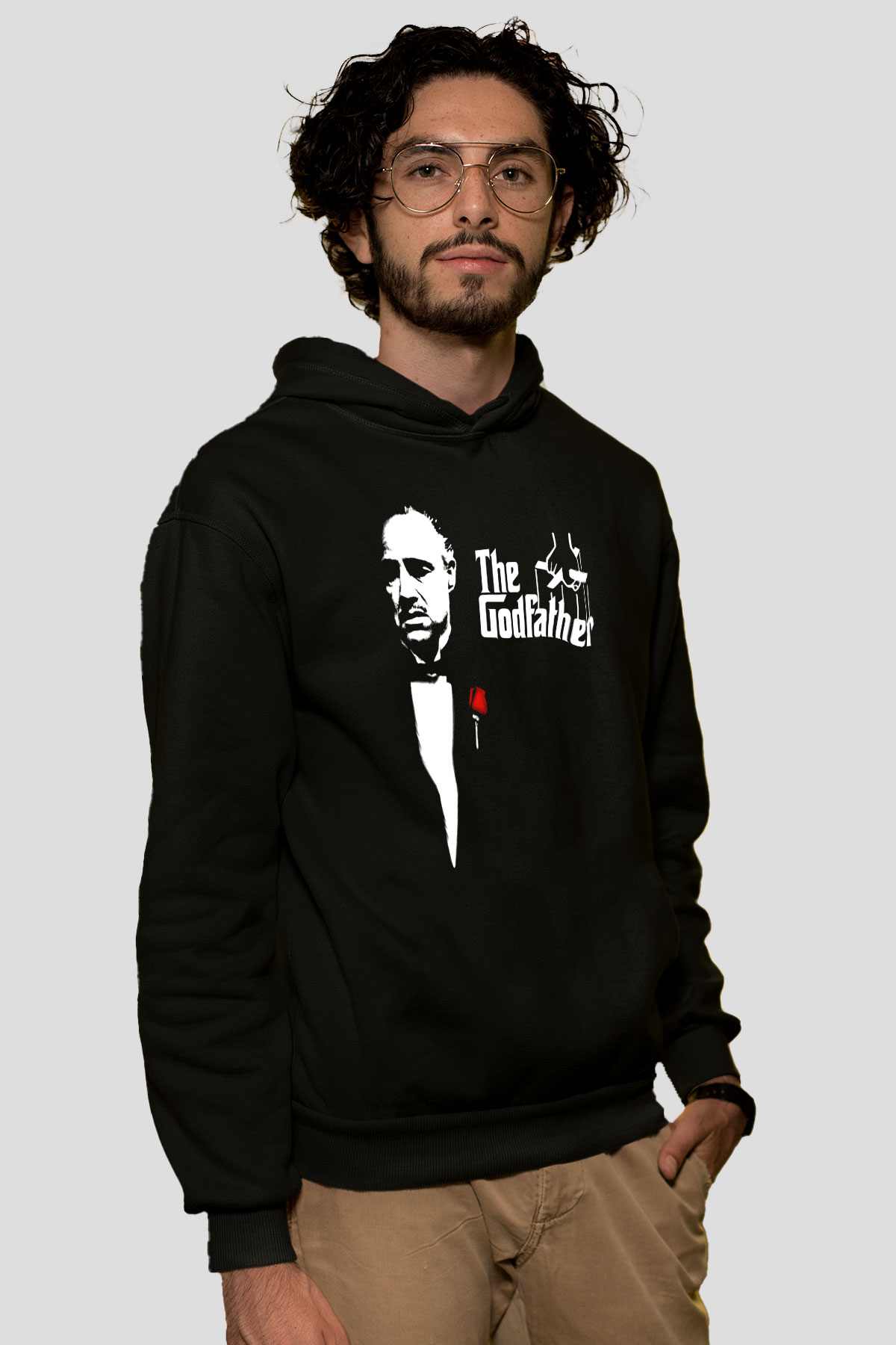 Godfather Siyah Unisex Hoodie