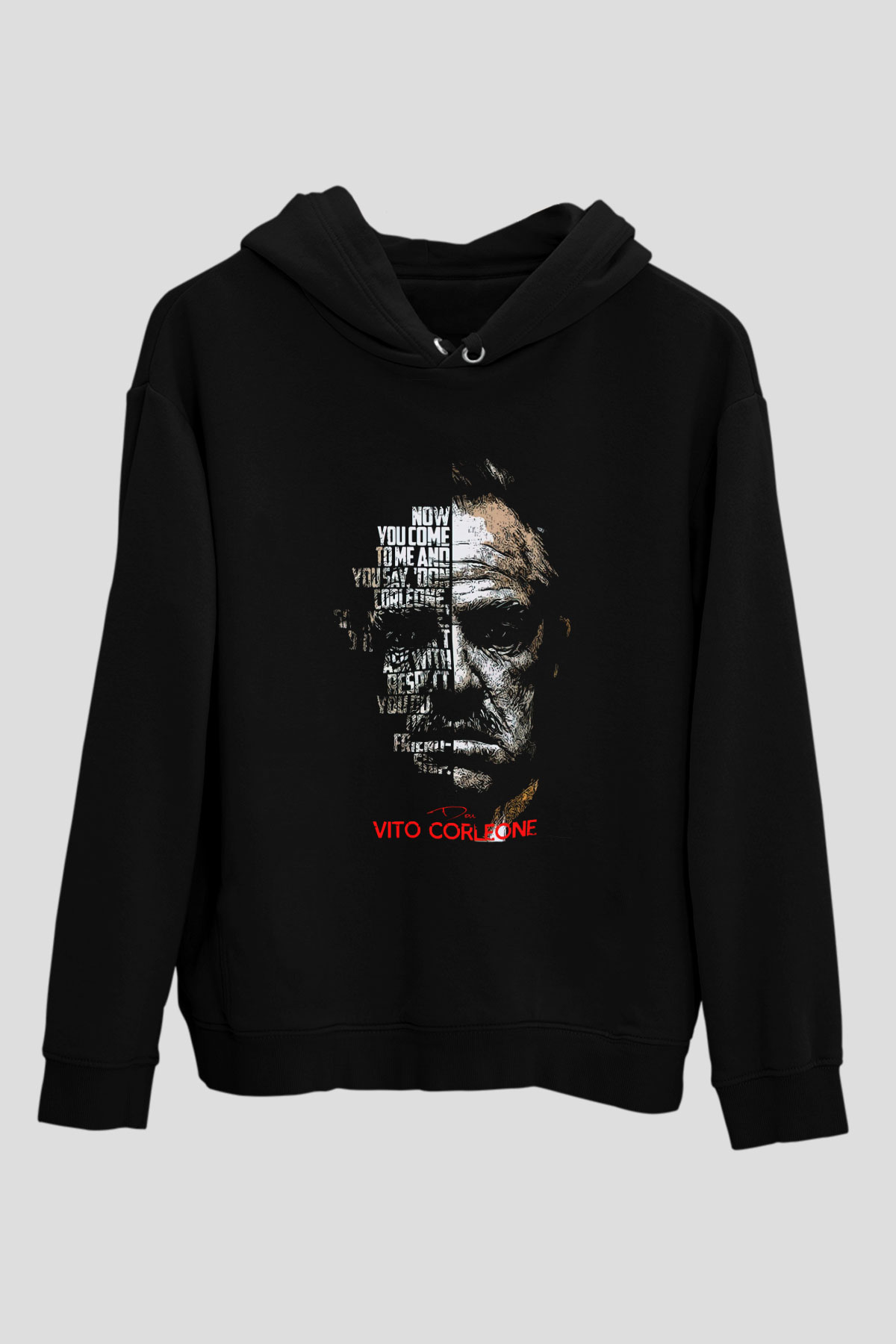 Godfather Siyah Unisex Hoodie
