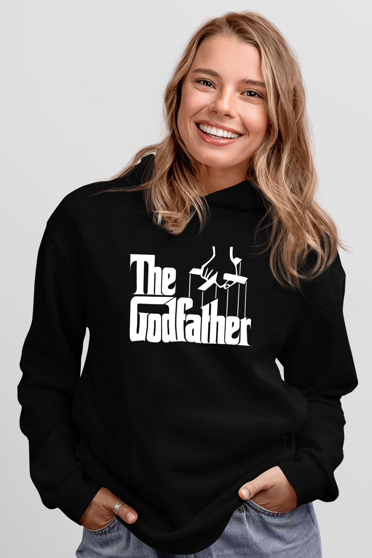 Godfather Siyah Unisex Hoodie
