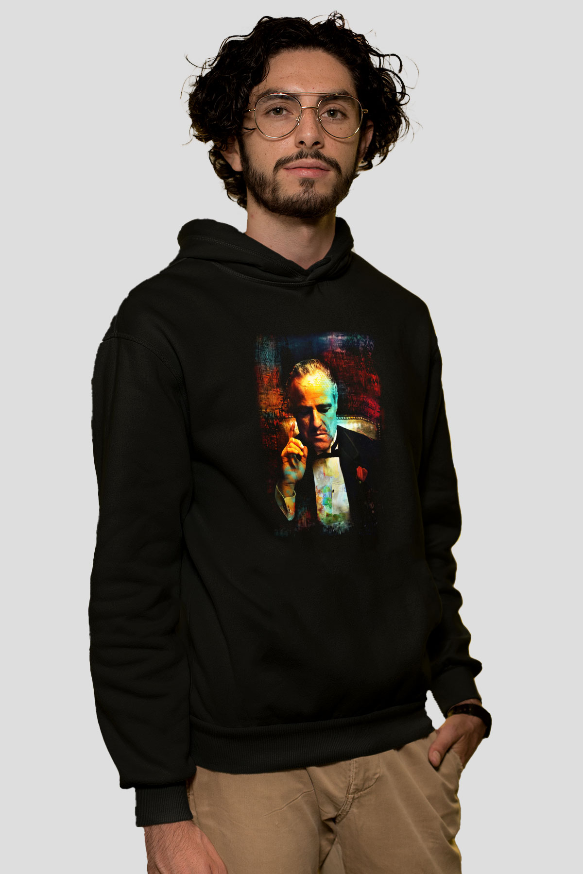 Godfather Siyah Unisex Hoodie