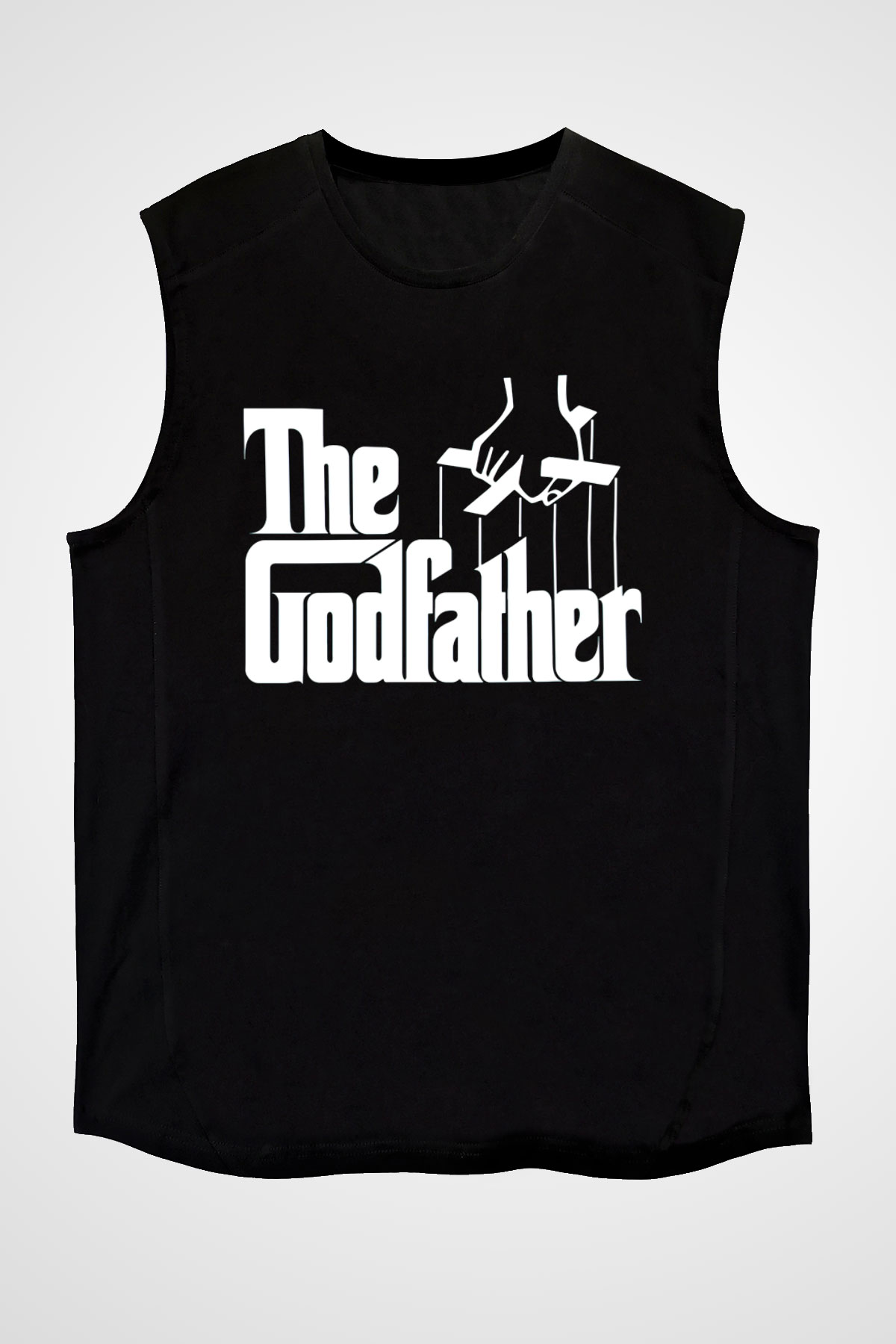 Godfather Siyah Unisex Kolsuz Tişört