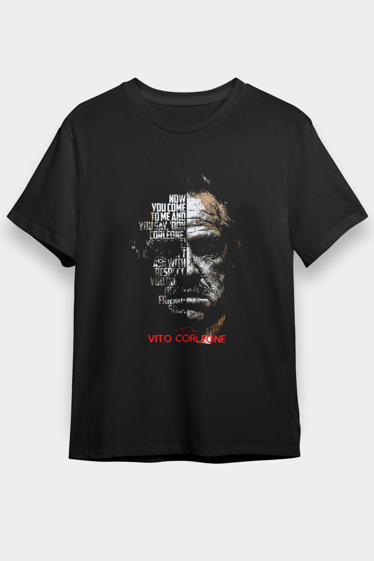 Godfather Siyah Unisex Tişört T-Shirt