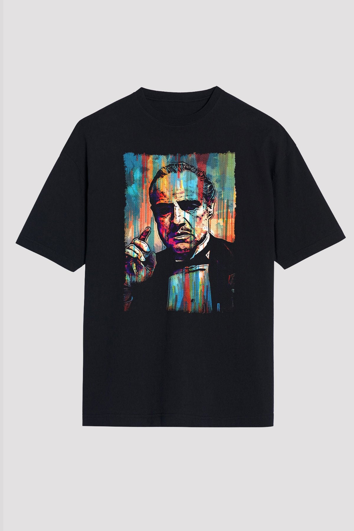 Godfather Siyah Oversize Tişört Oversize T-shirt