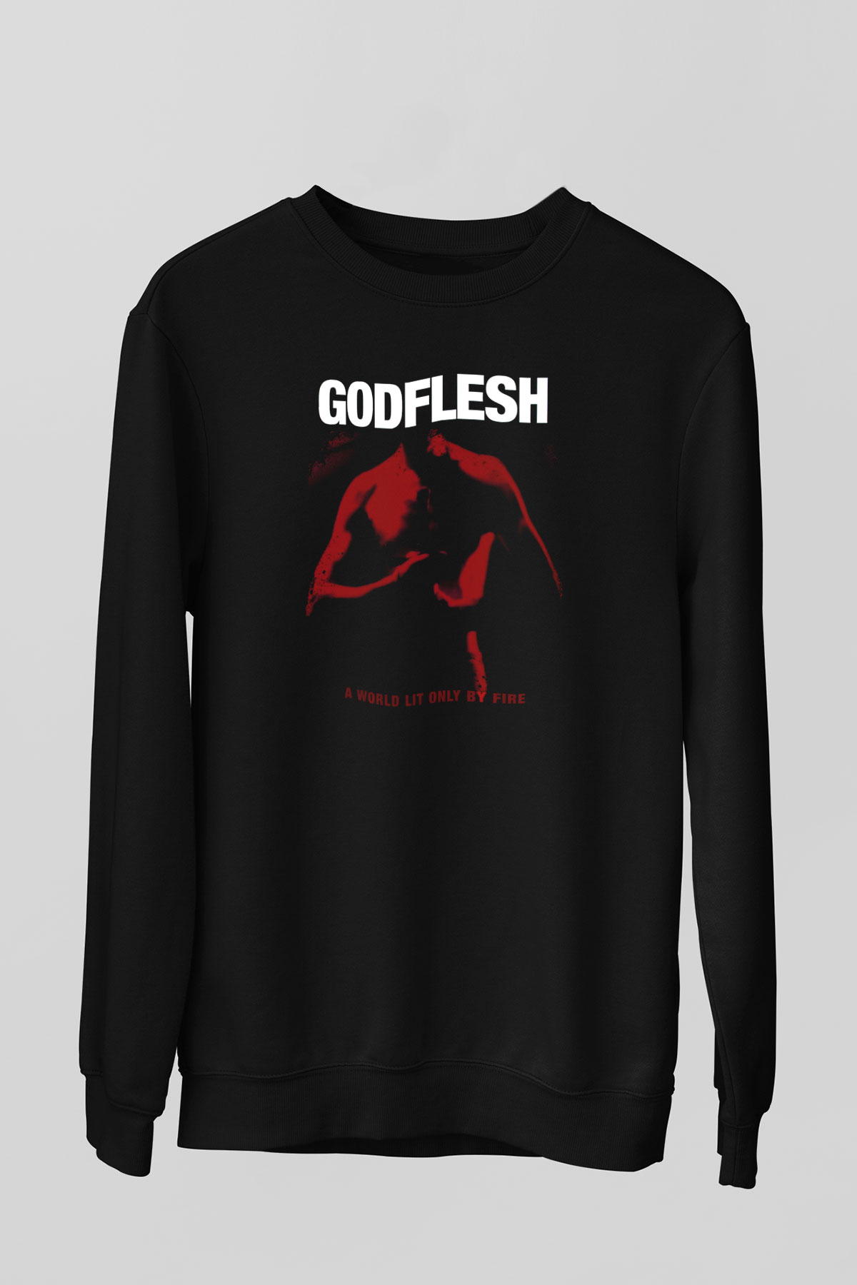 Godflesh Siyah Unisex Sweatshirt