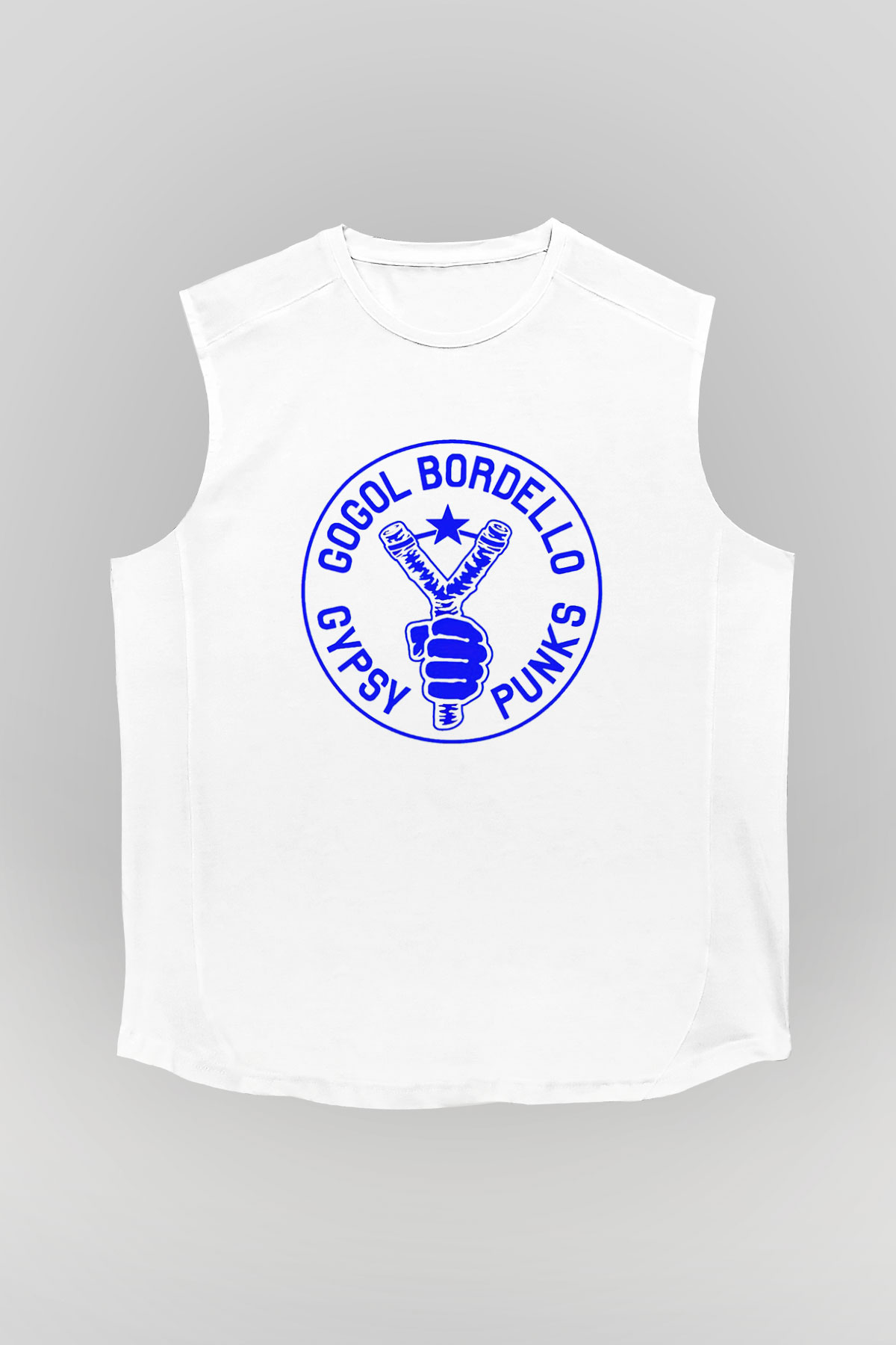 Gogol Bordello Beyaz Unisex Kolsuz Tişört