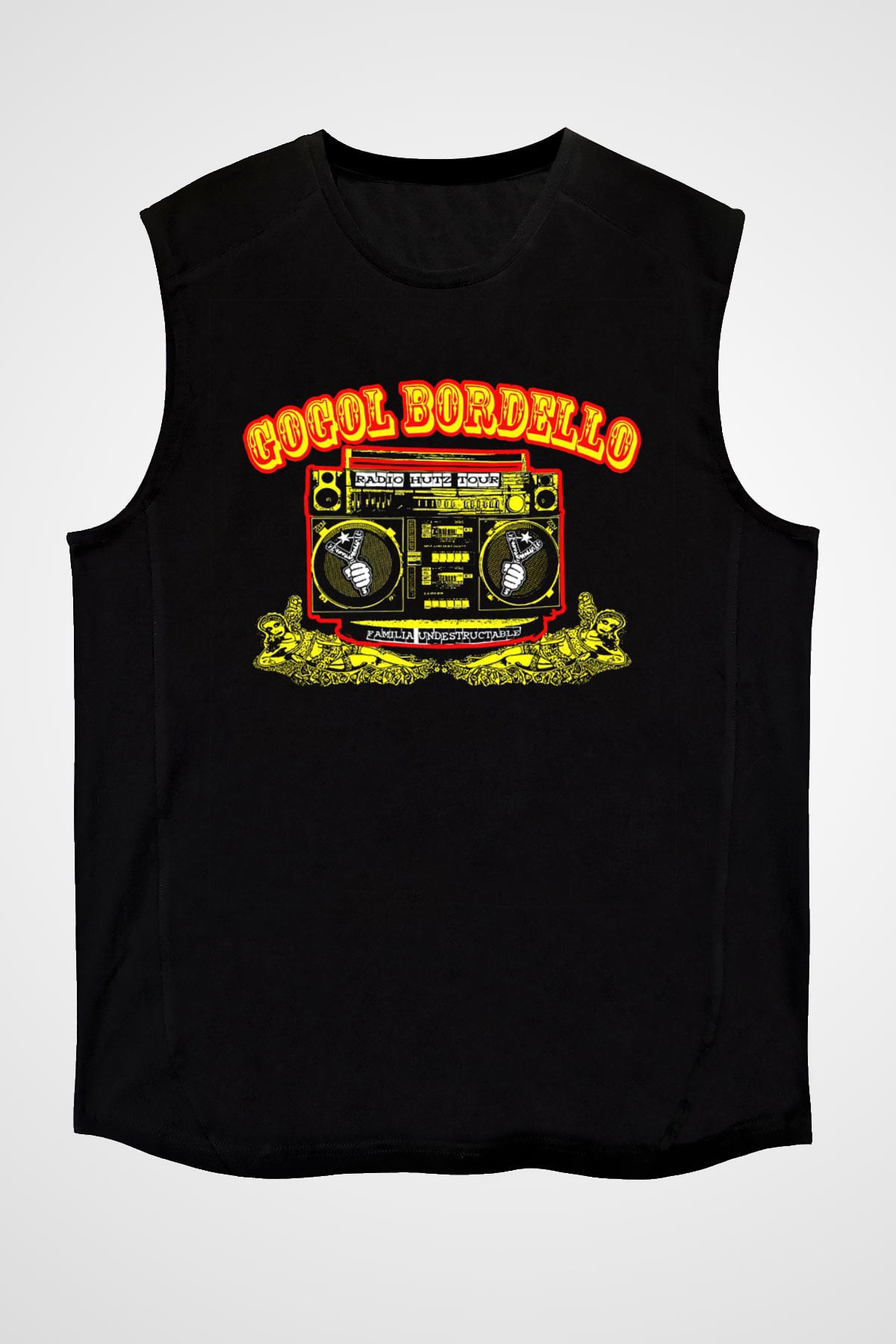 Gogol Bordello Siyah Unisex Kolsuz Tişört