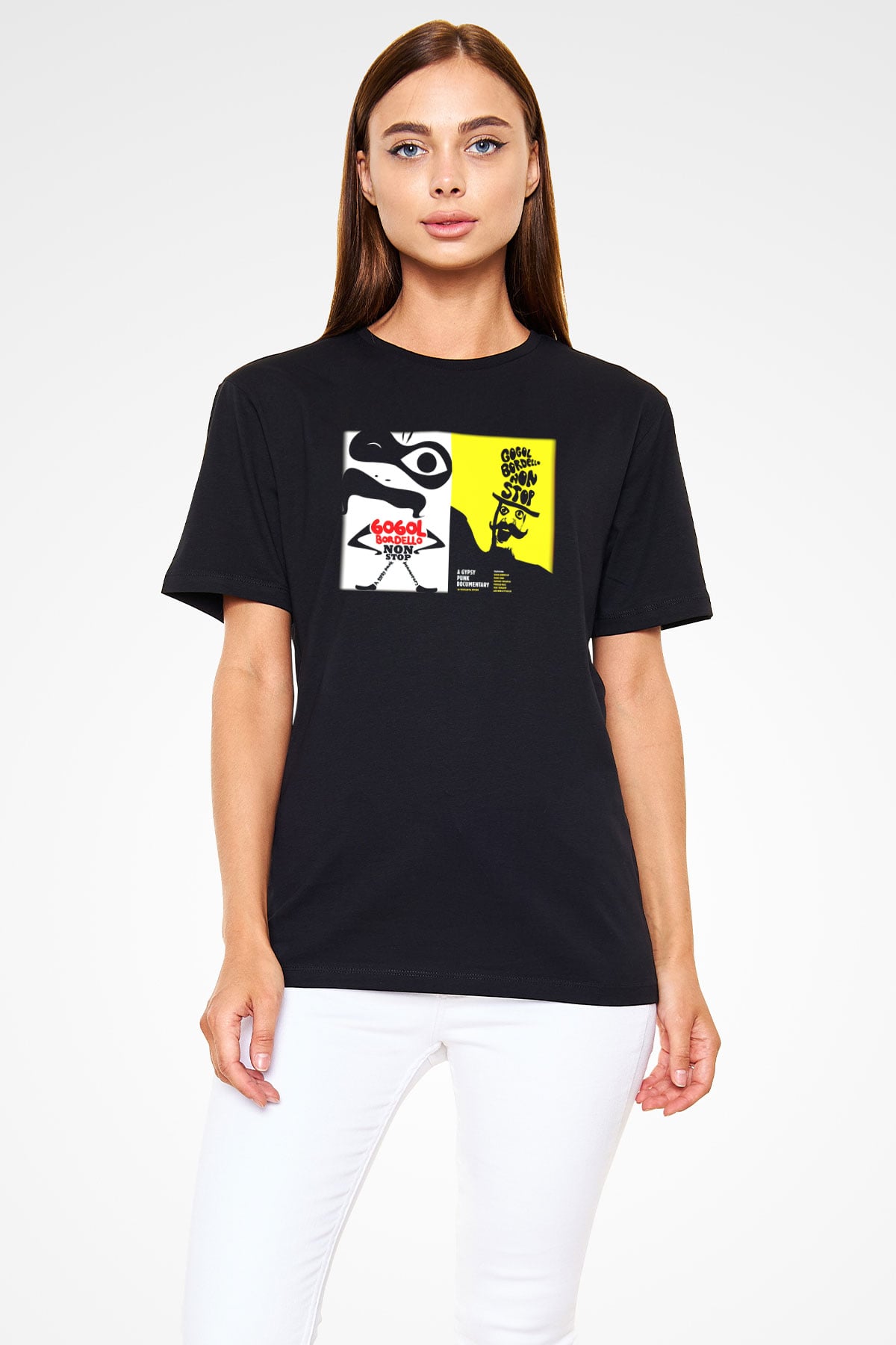 Gogol Bordello Siyah Unisex Tişört T-Shirt - TişörtFabrikası