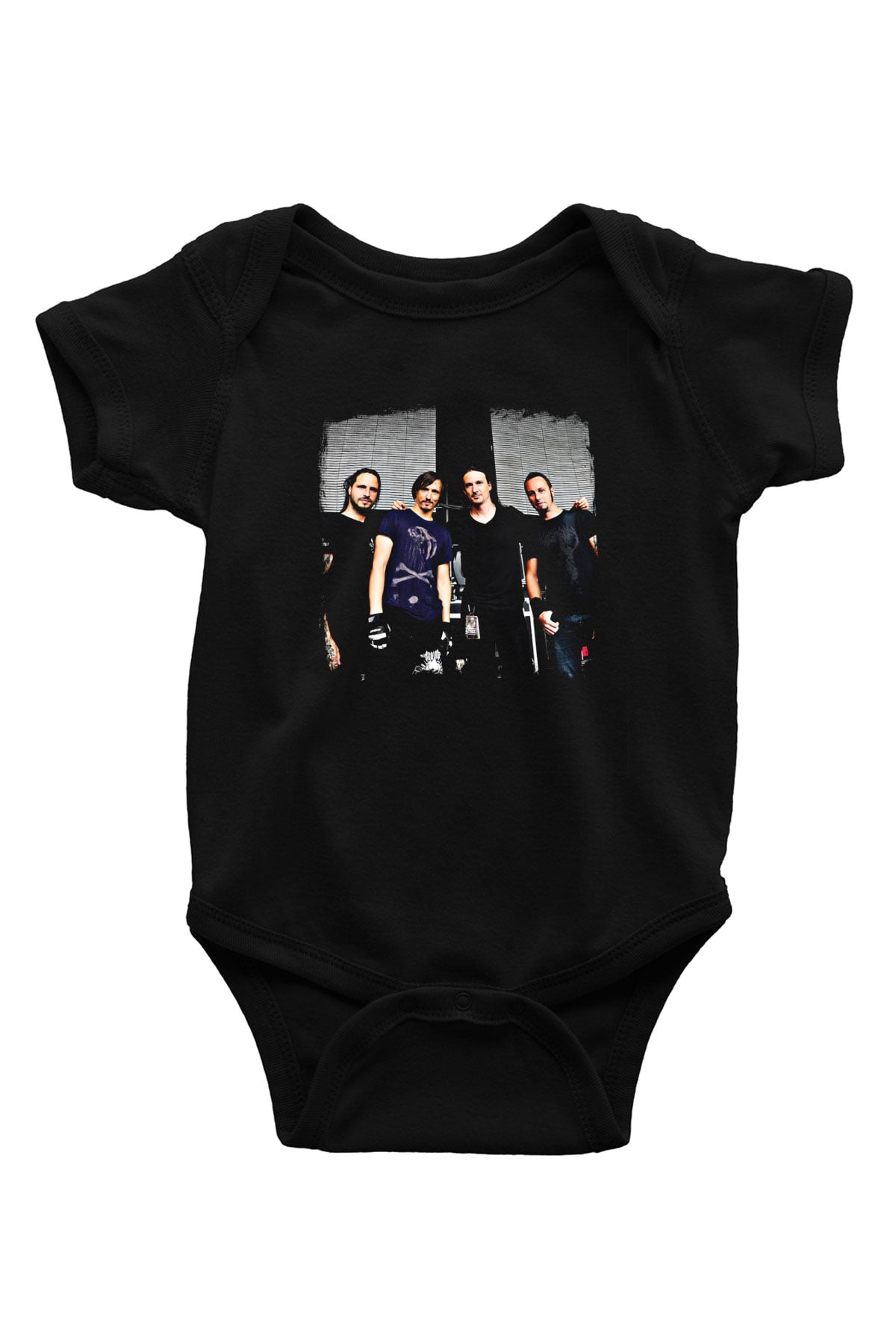 Gojira Baskılı Unisex Siyah Bebek Body - Zıbın