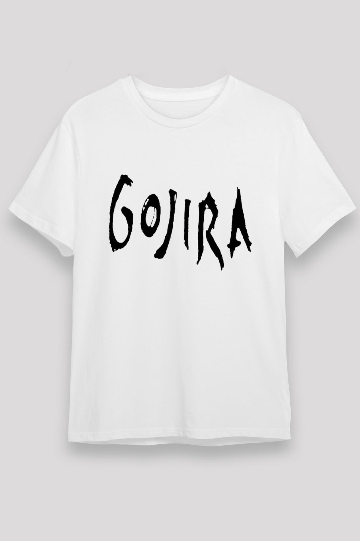 Gojira Beyaz Unisex Tişört T-Shirt - TişörtFabrikası