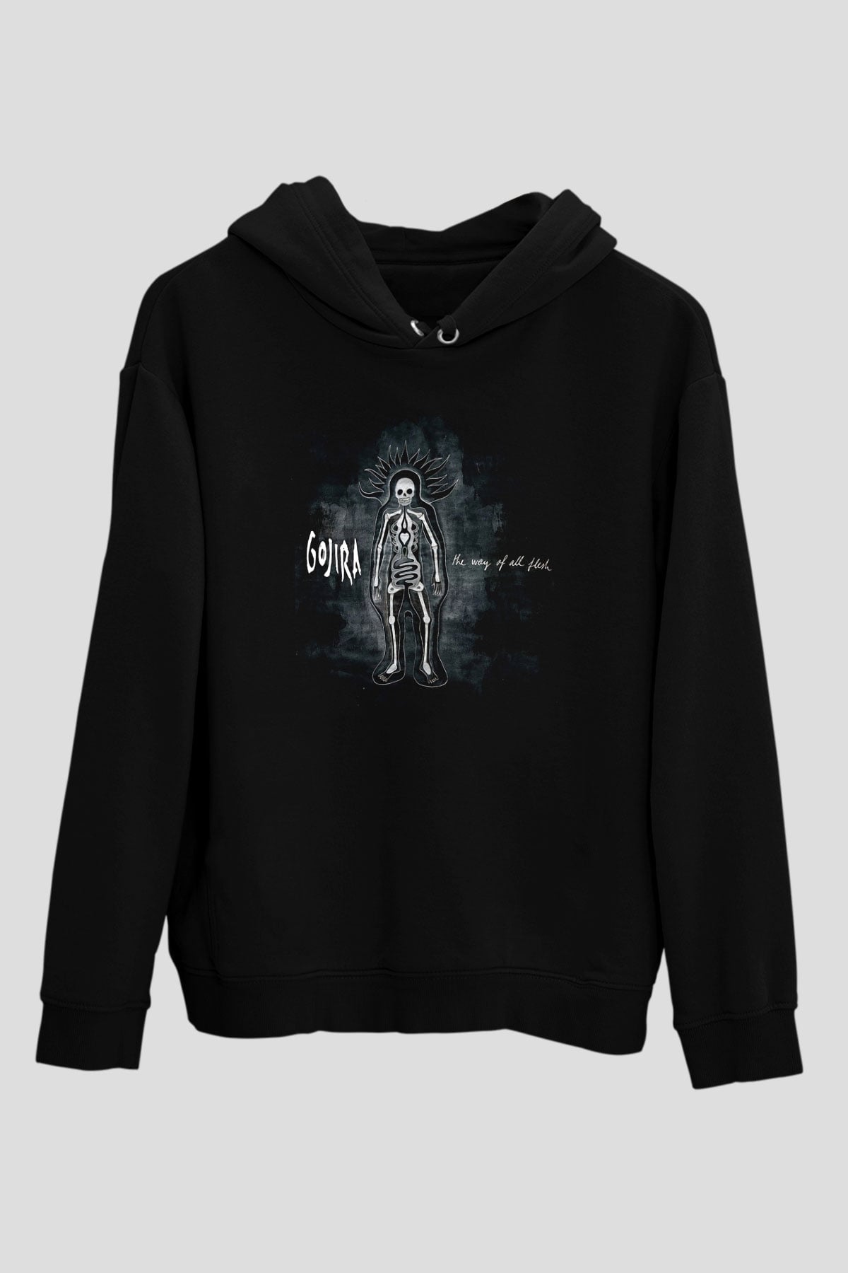 Gojira Siyah Unisex Hoodie