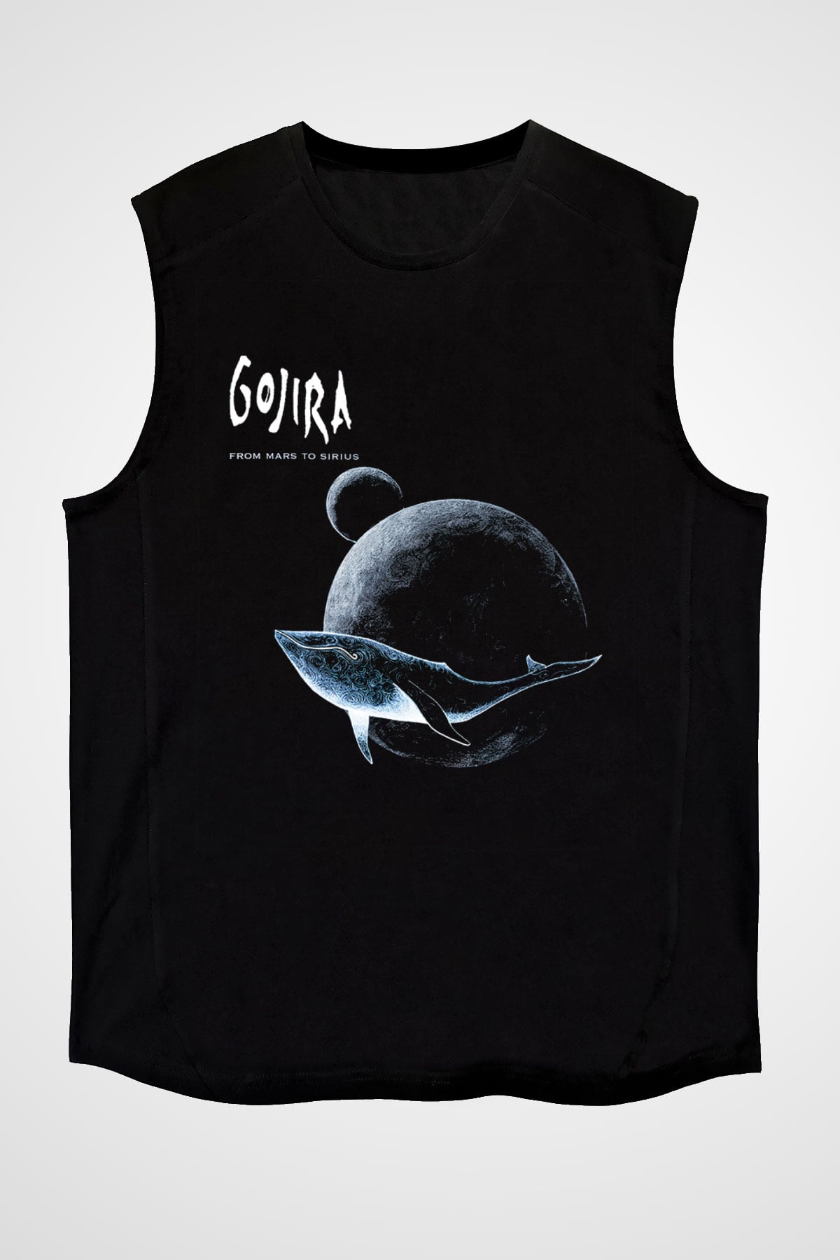 Gojira Siyah Unisex Kolsuz Tişört