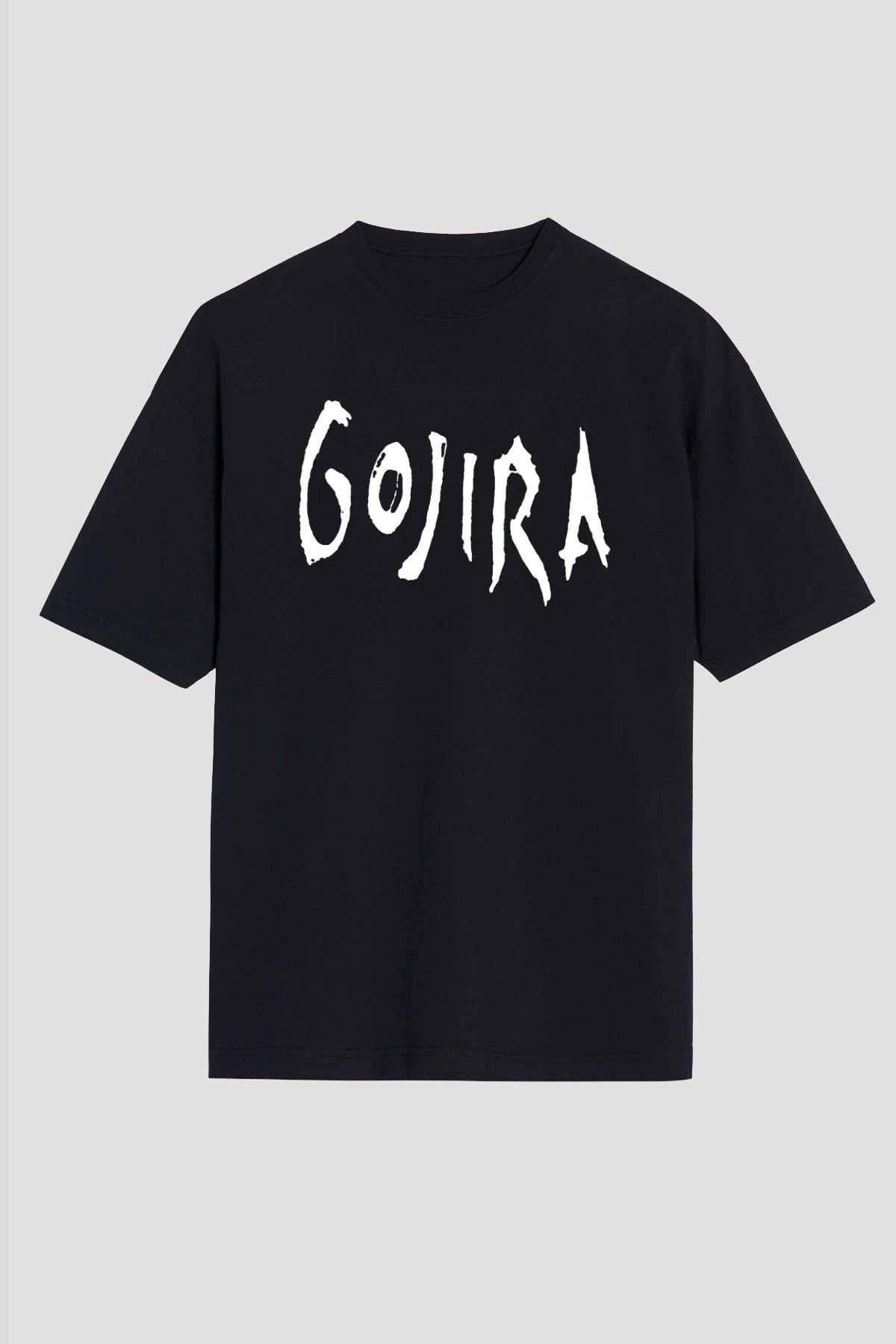 Gojira Siyah Unisex Oversize Tişört T-Shirt