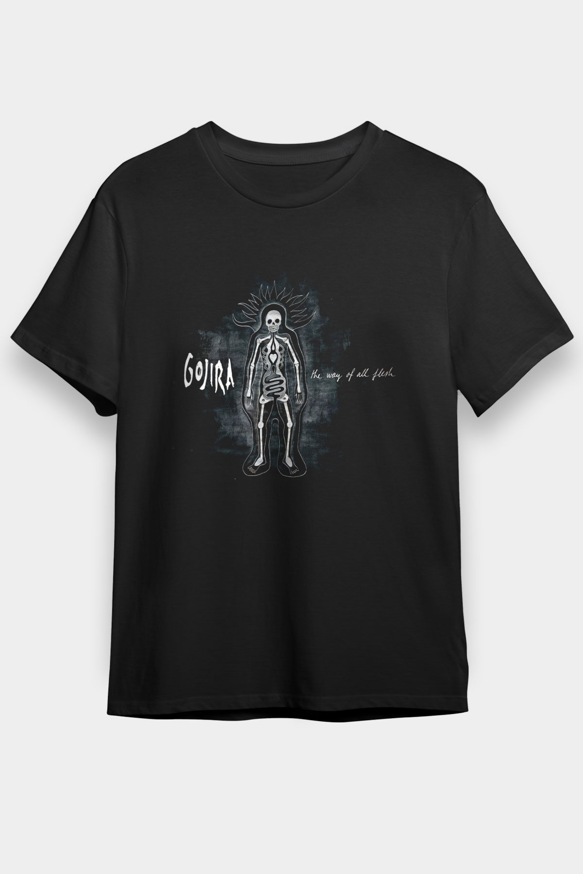 Gojira Siyah Unisex Tişört T-Shirt - TişörtFabrikası