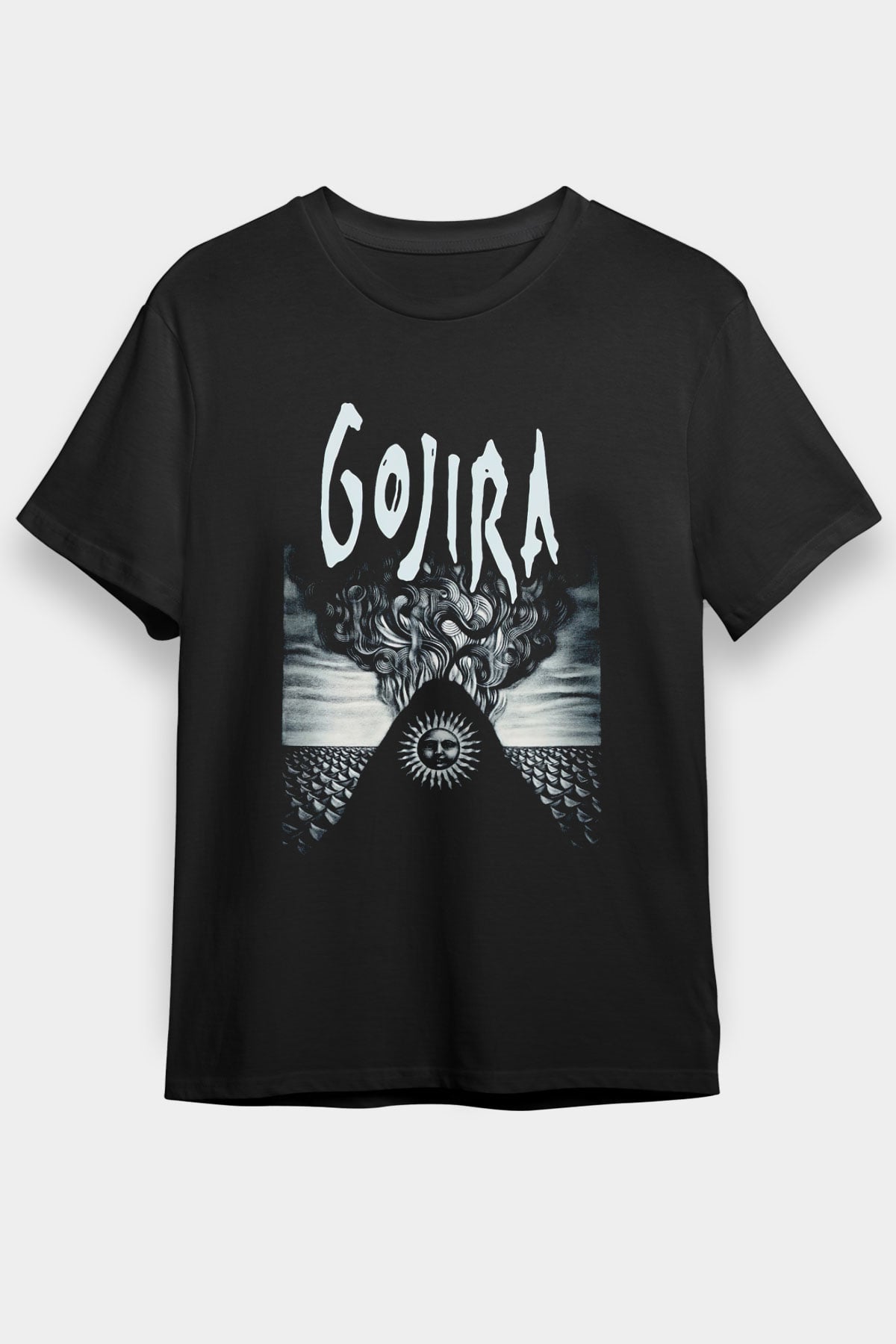 Gojira Siyah Unisex Tişört T-Shirt - TişörtFabrikası