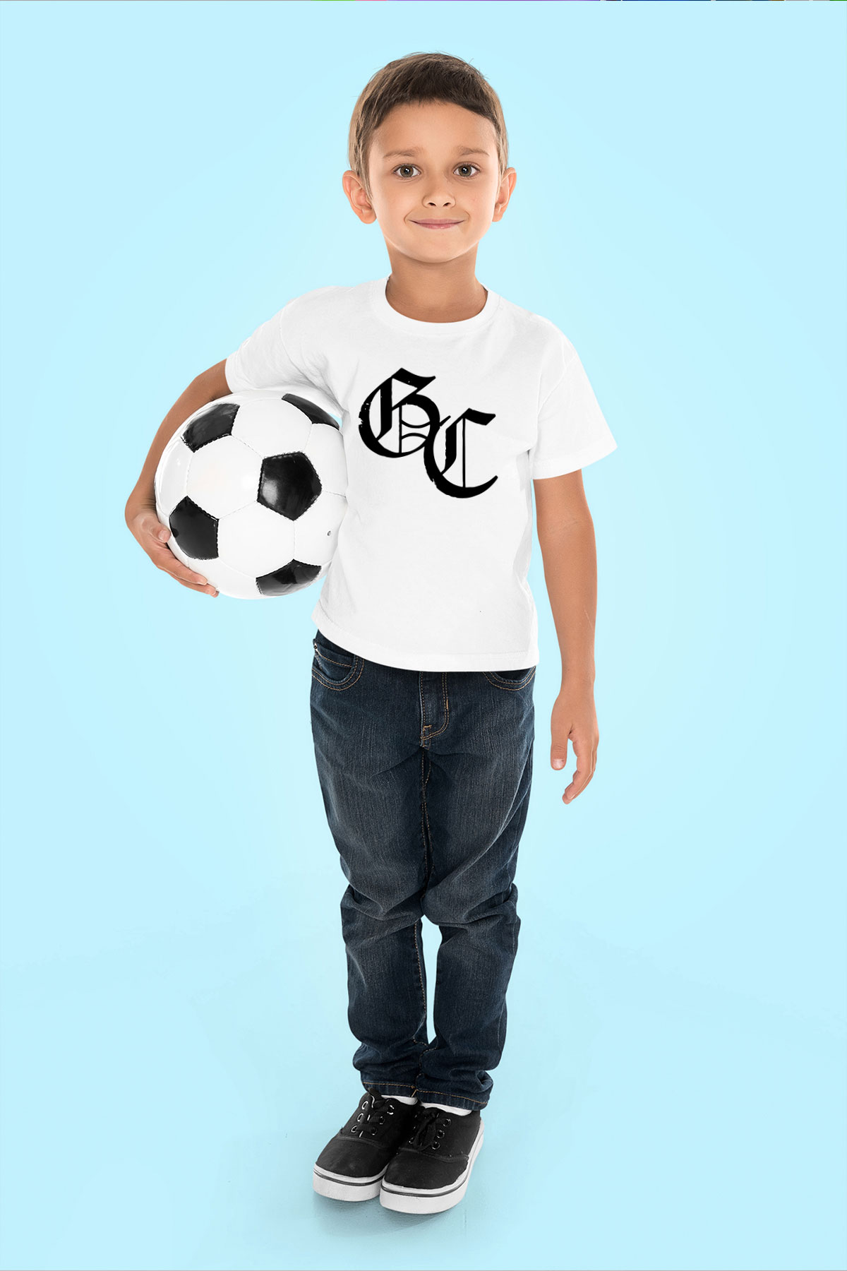 Good Charlotte Baskılı Beyaz Unisex Çocuk Tişört