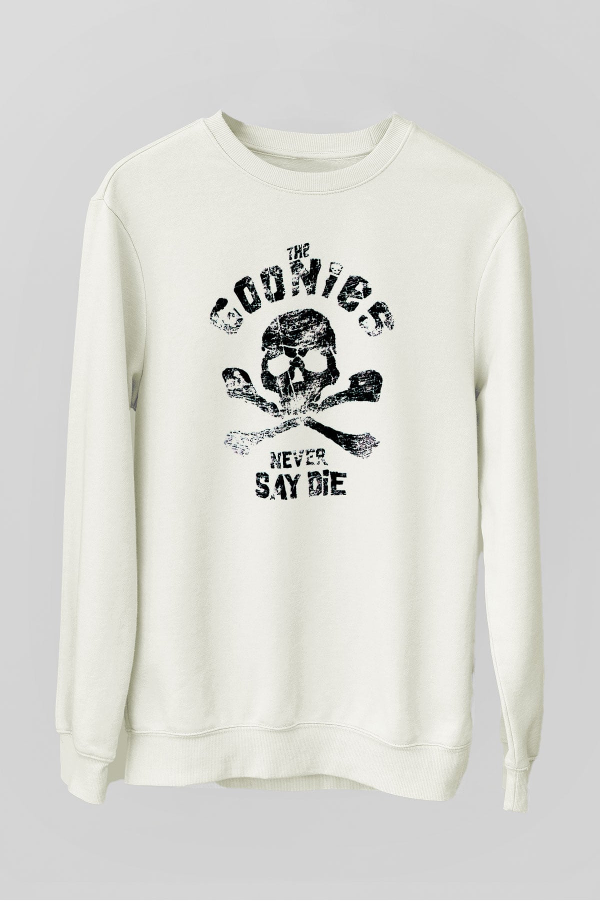 Goonies Beyaz Unisex  Sweatshirt