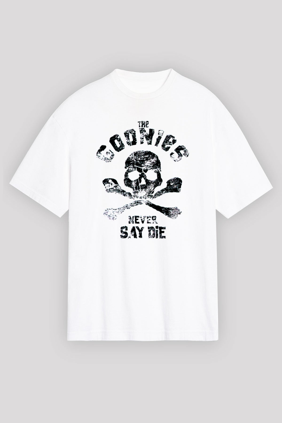 Goonies Beyaz Oversize Tişört