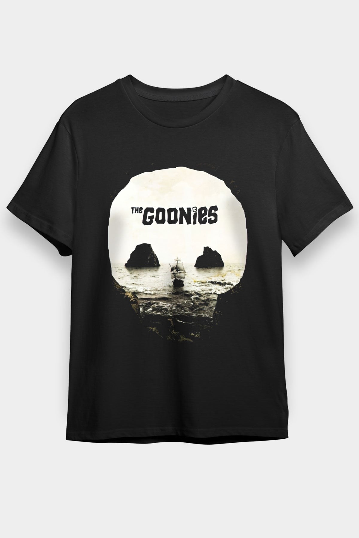 Goonies Siyah Unisex Tişört