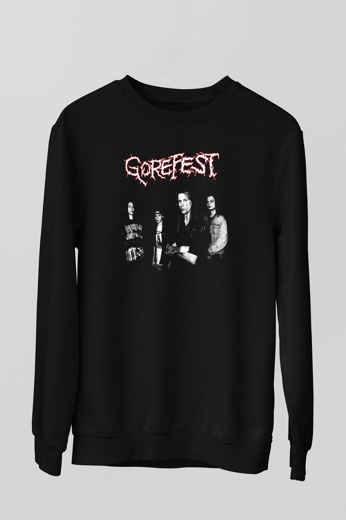 Gorefest Siyah Unisex Sweatshirt