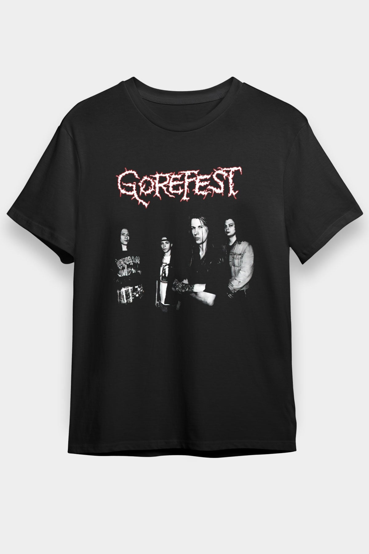 Gorefest Siyah Unisex Tişört T-Shirt - TişörtFabrikası