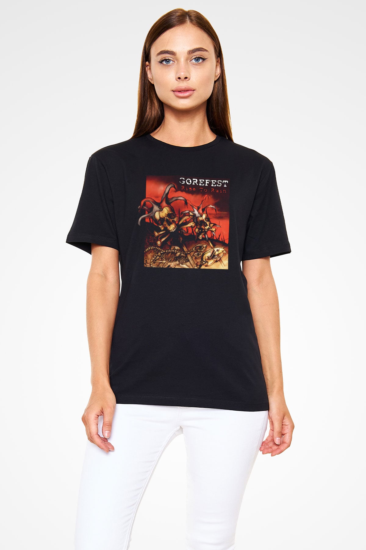 Gorefest Siyah Unisex Tişört T-Shirt - TişörtFabrikası