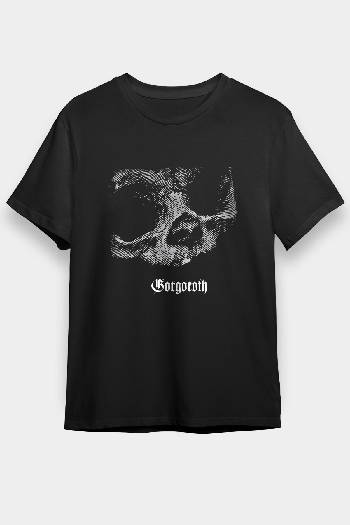 Gorgoroth Baskılı Unisex Siyah Tişört