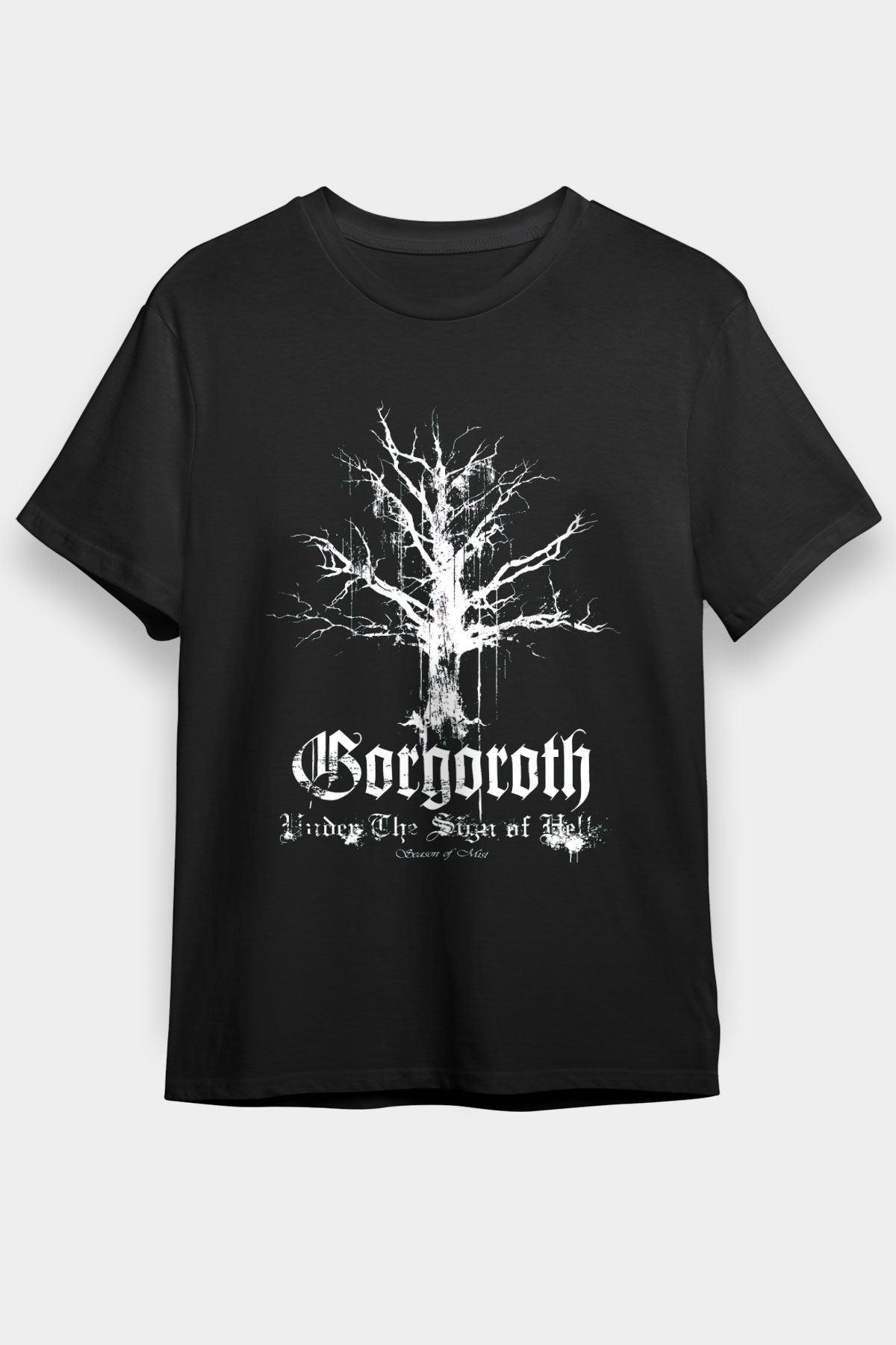 Gorgoroth Siyah Unisex Tişört T-Shirt - TişörtFabrikası