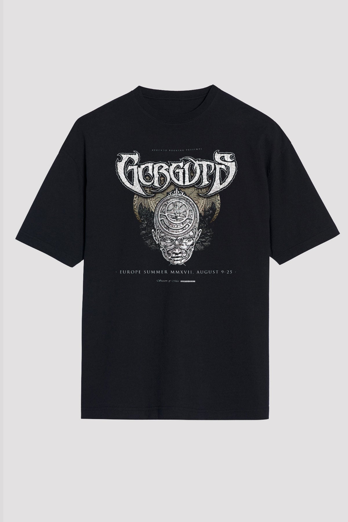 Gorguts Siyah Oversize Tişört Oversize T-shirt - TişörtFabrikası